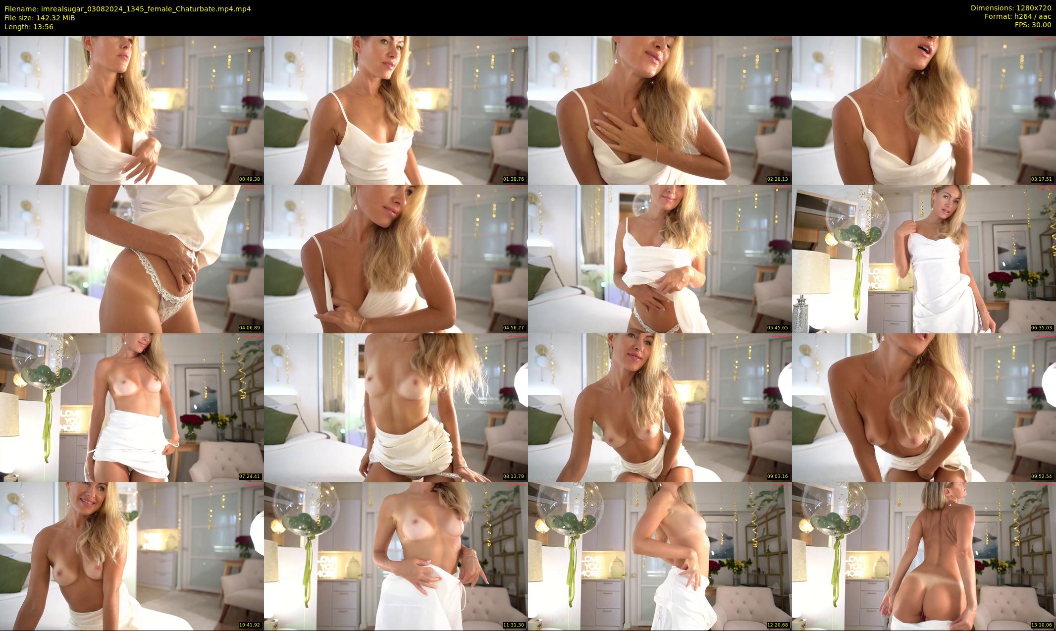 imrealsugar — 14 minute Chaturbate female cam show recording, 720p, Aug 3, 2024