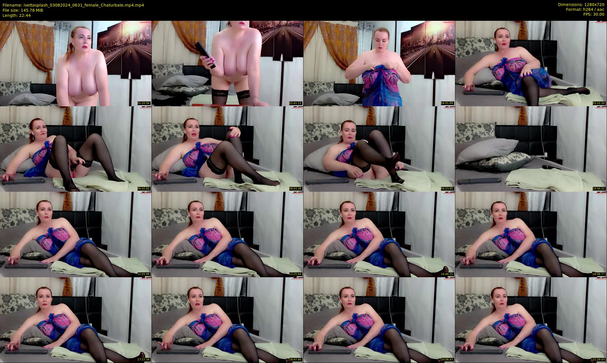 ivettasplash — 23 minute Chaturbate female cam show recording, 720p, Aug 3, 2024