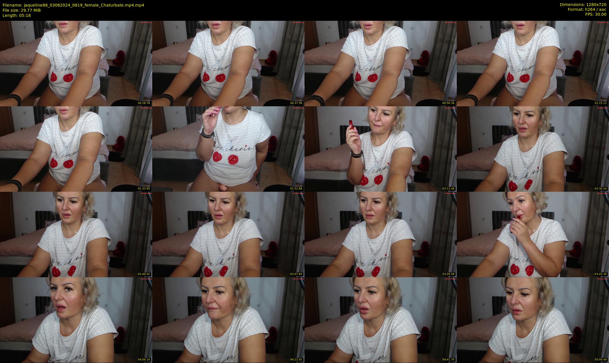 jaqueline88 — 6 minute Chaturbate female cam show recording, 720p, Aug 3, 2024