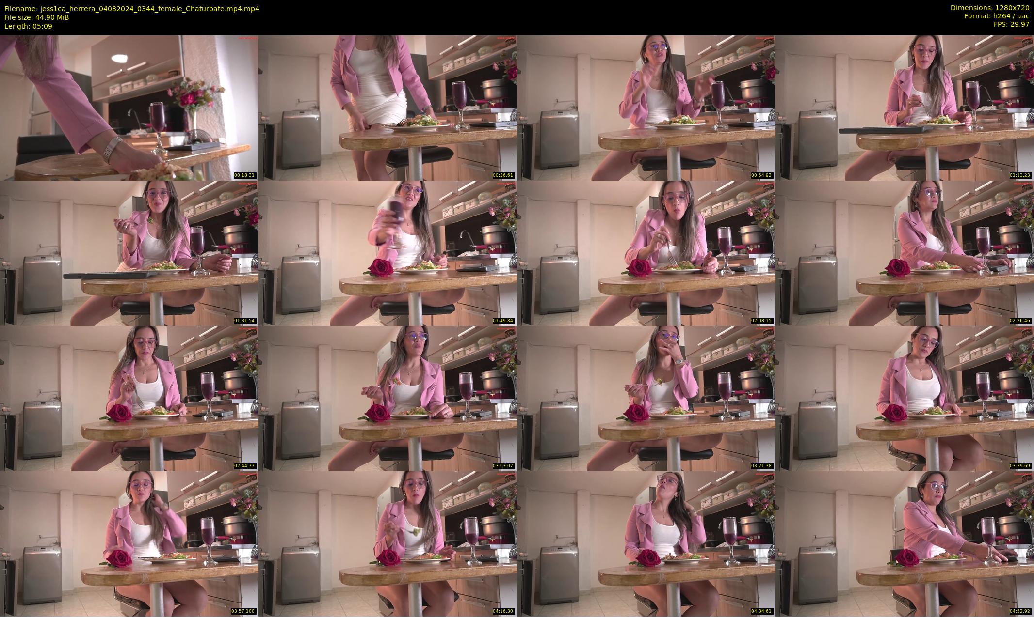 jess1ca_herrera — 6 minute Chaturbate female cam show recording, 720p, Aug 4, 2024
