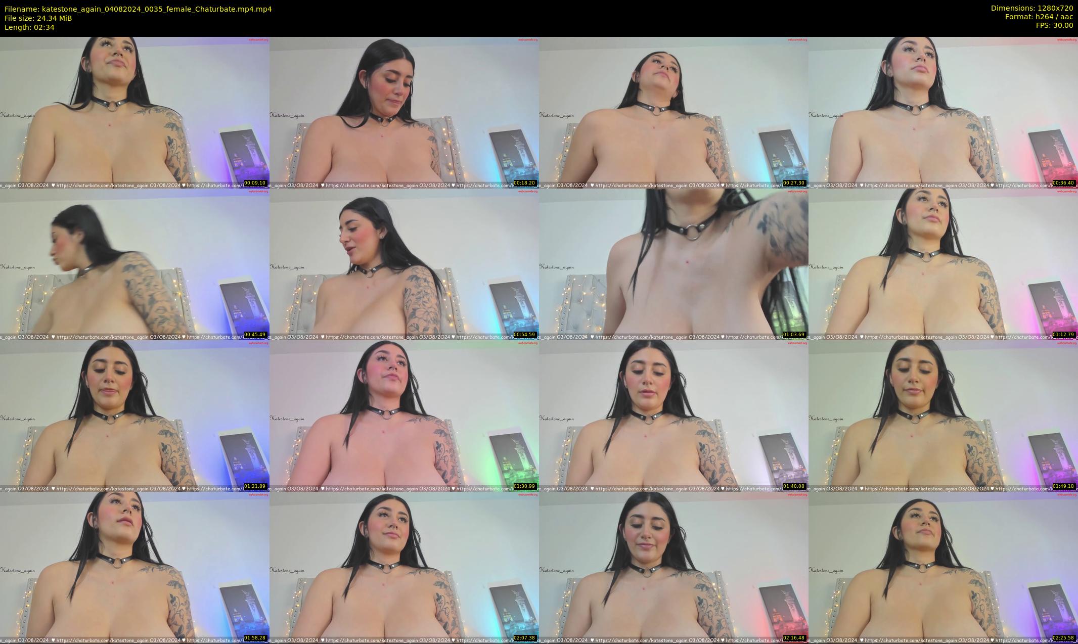 katestone_again — 3 minute Chaturbate female cam show recording, 720p, Aug 4, 2024