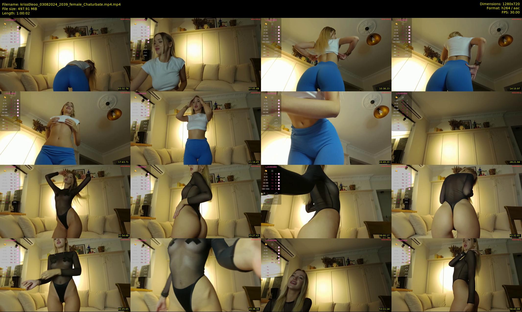 kriss0leoo — 61 minute Chaturbate couple cam show recording, 720p, Aug 3, 2024