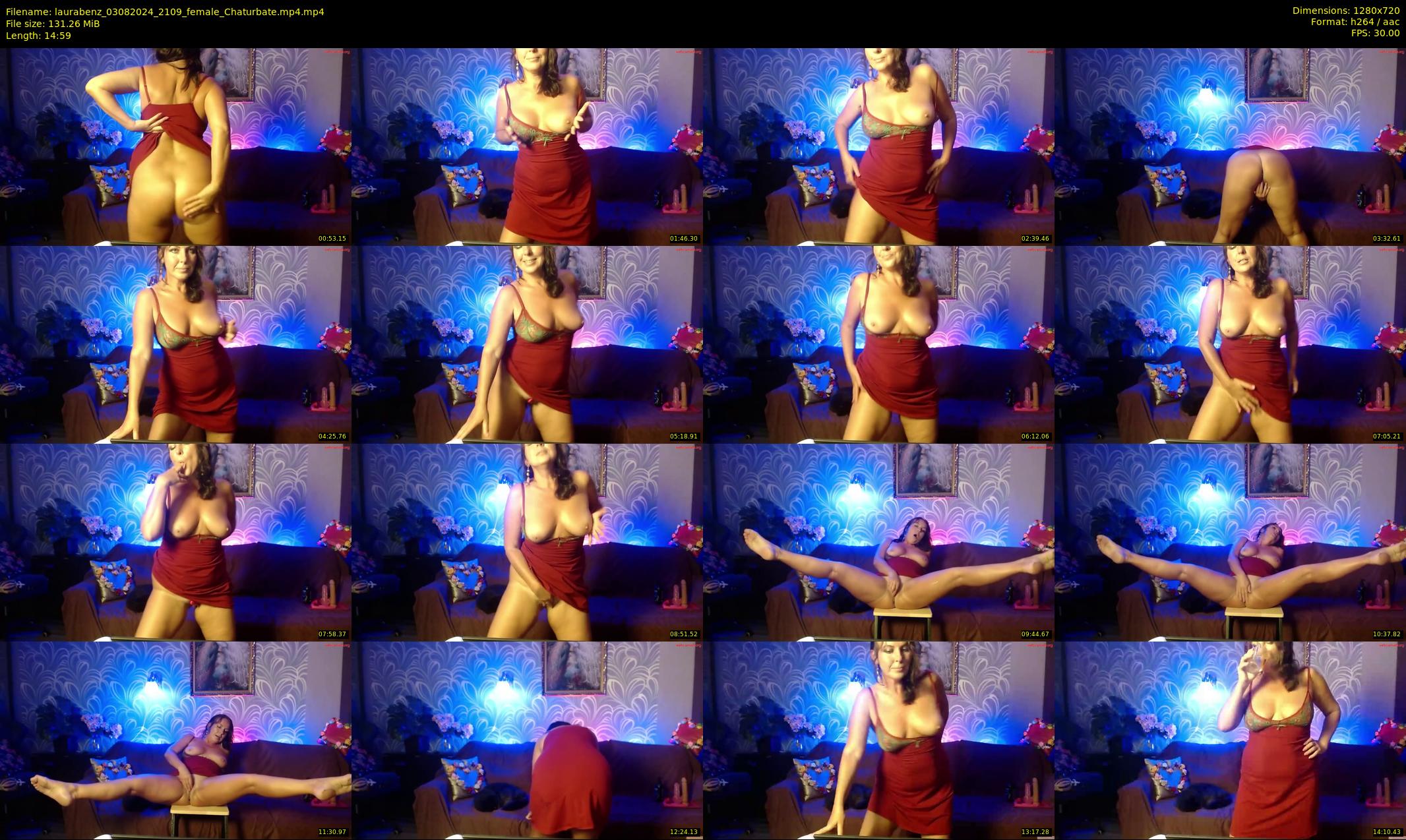 laurabenz — 15 minute Chaturbate female cam show recording, 720p, Aug 3, 2024