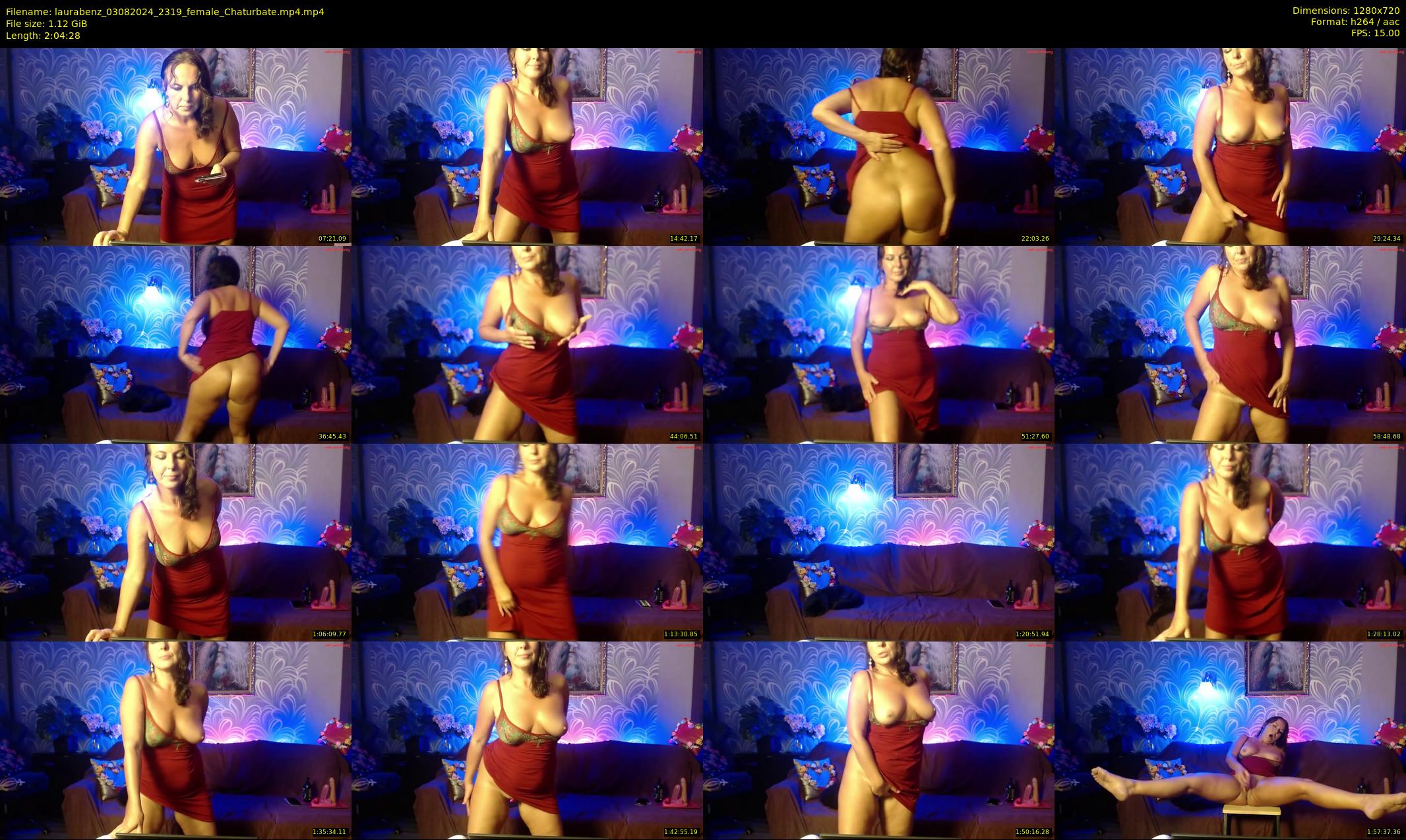 laurabenz — 125 minute Chaturbate female cam show recording, 720p, Aug 3, 2024