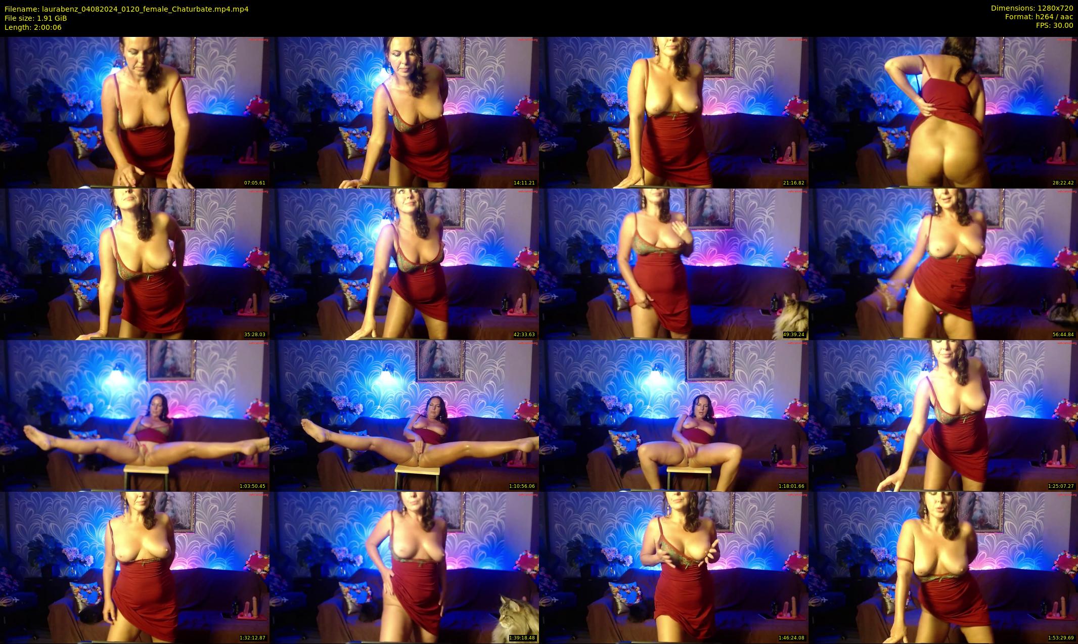 laurabenz — 121 minute Chaturbate female cam show recording, 720p, Aug 4, 2024