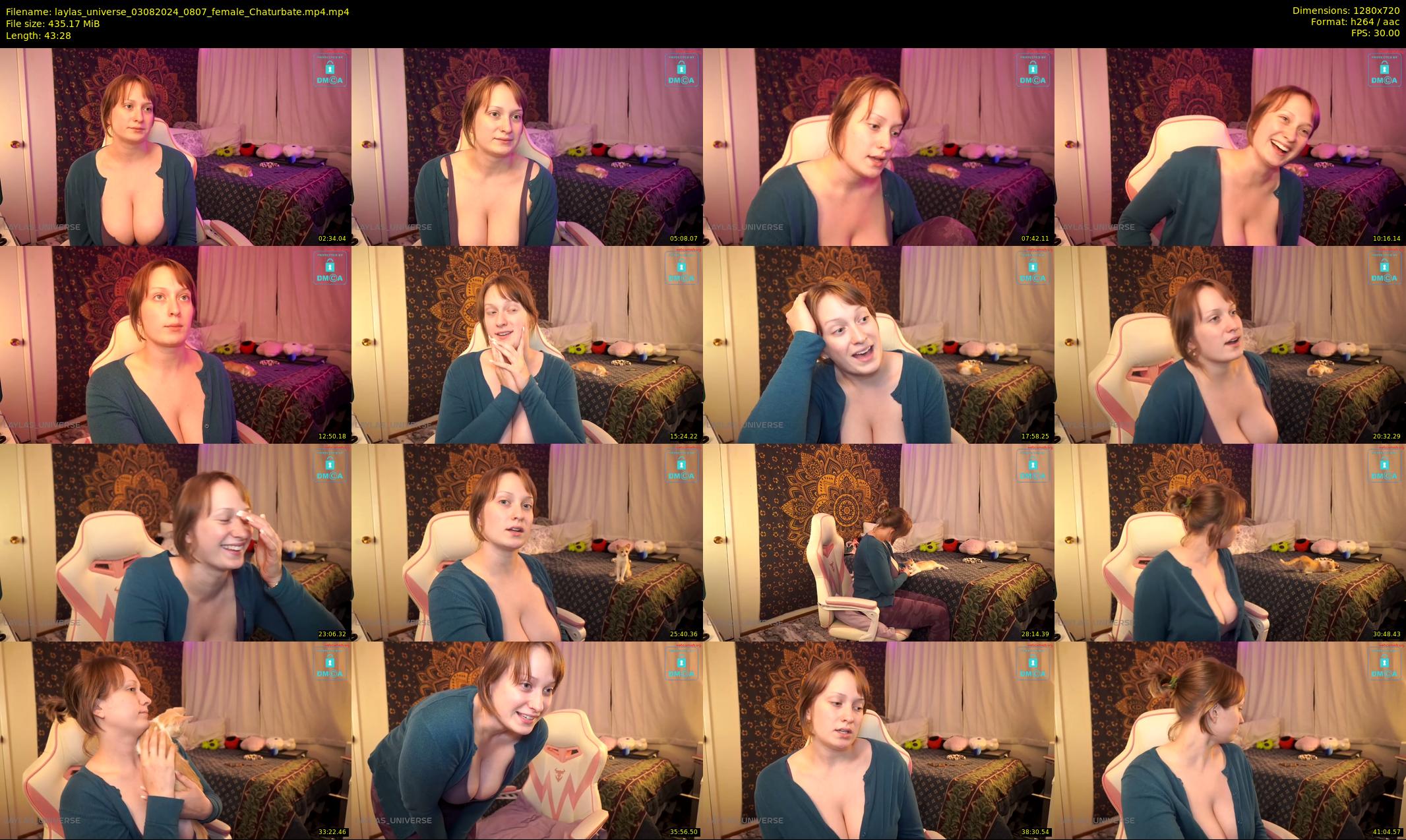laylas_universe — 44 minute Chaturbate female cam show recording, 720p, Aug 3, 2024