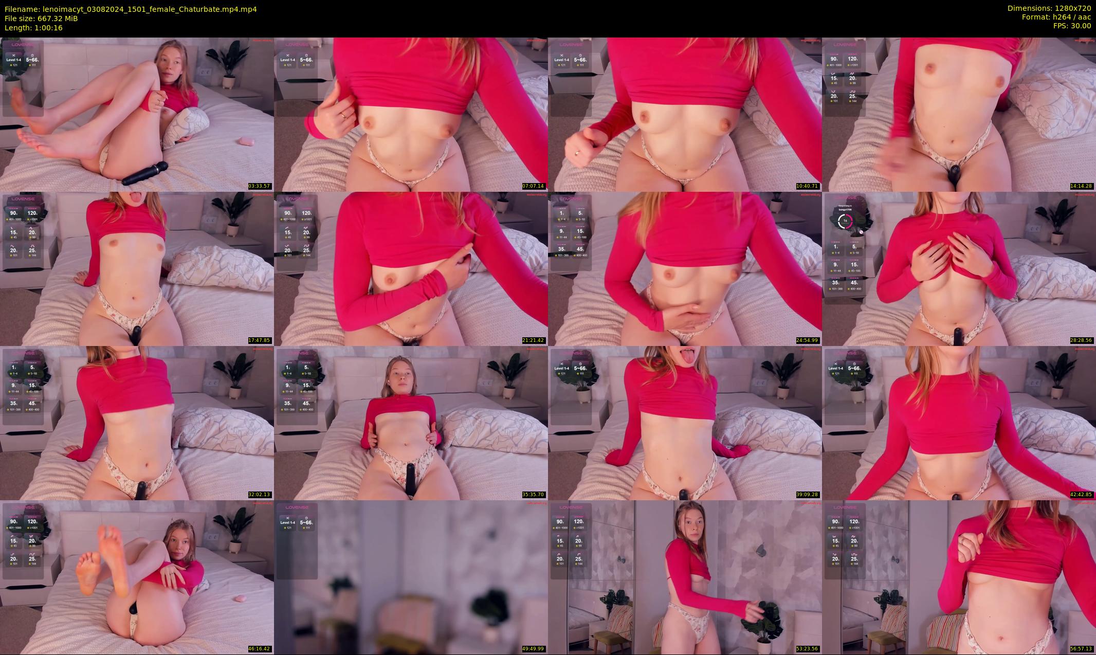 lenoimacyt — 61 minute Chaturbate female cam show recording, 720p, Aug 3, 2024