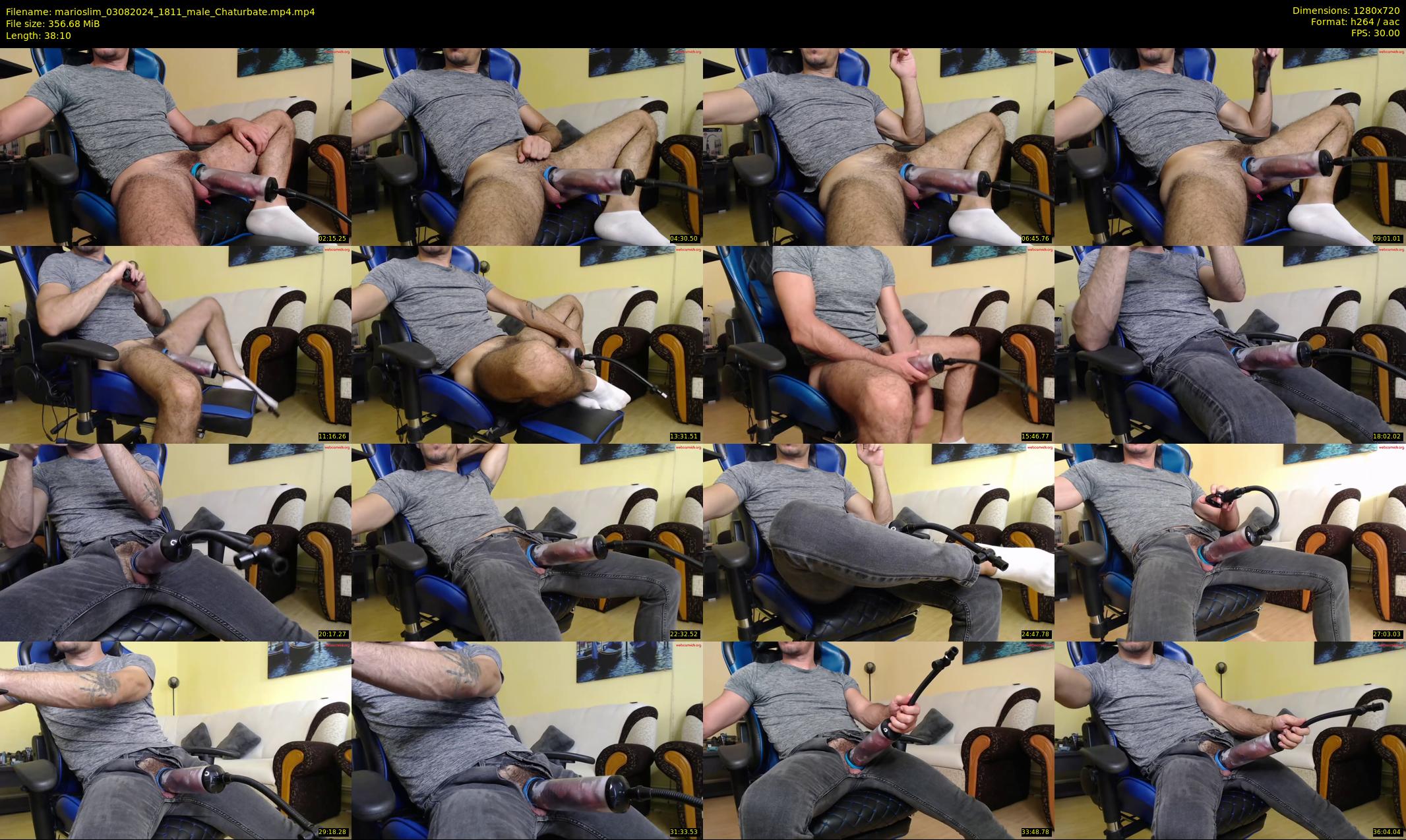 marioslim — 39 minute Chaturbate male cam show recording, 720p, Aug 3, 2024