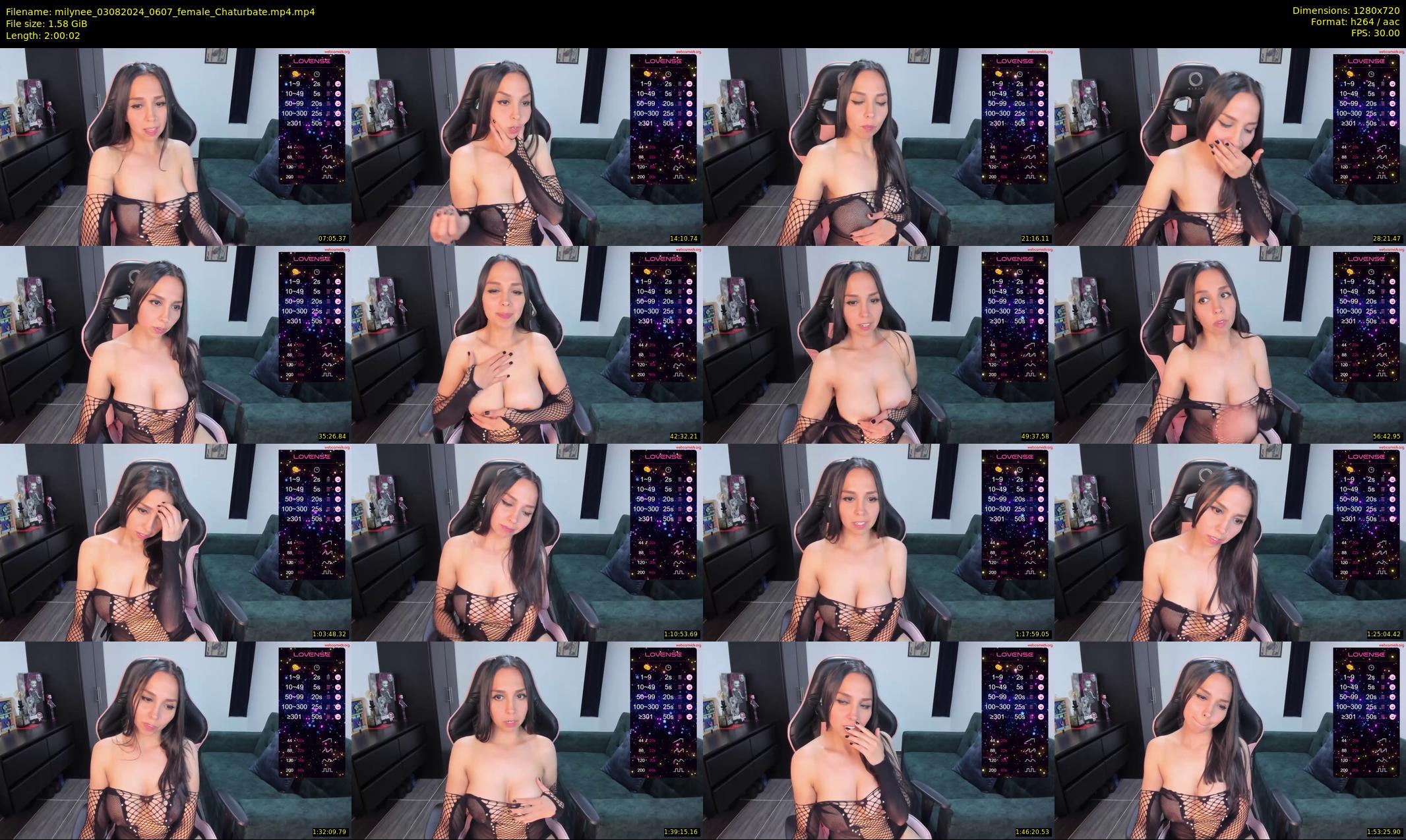 milynee — 121 minute Chaturbate female cam show recording, 720p, Aug 3, 2024