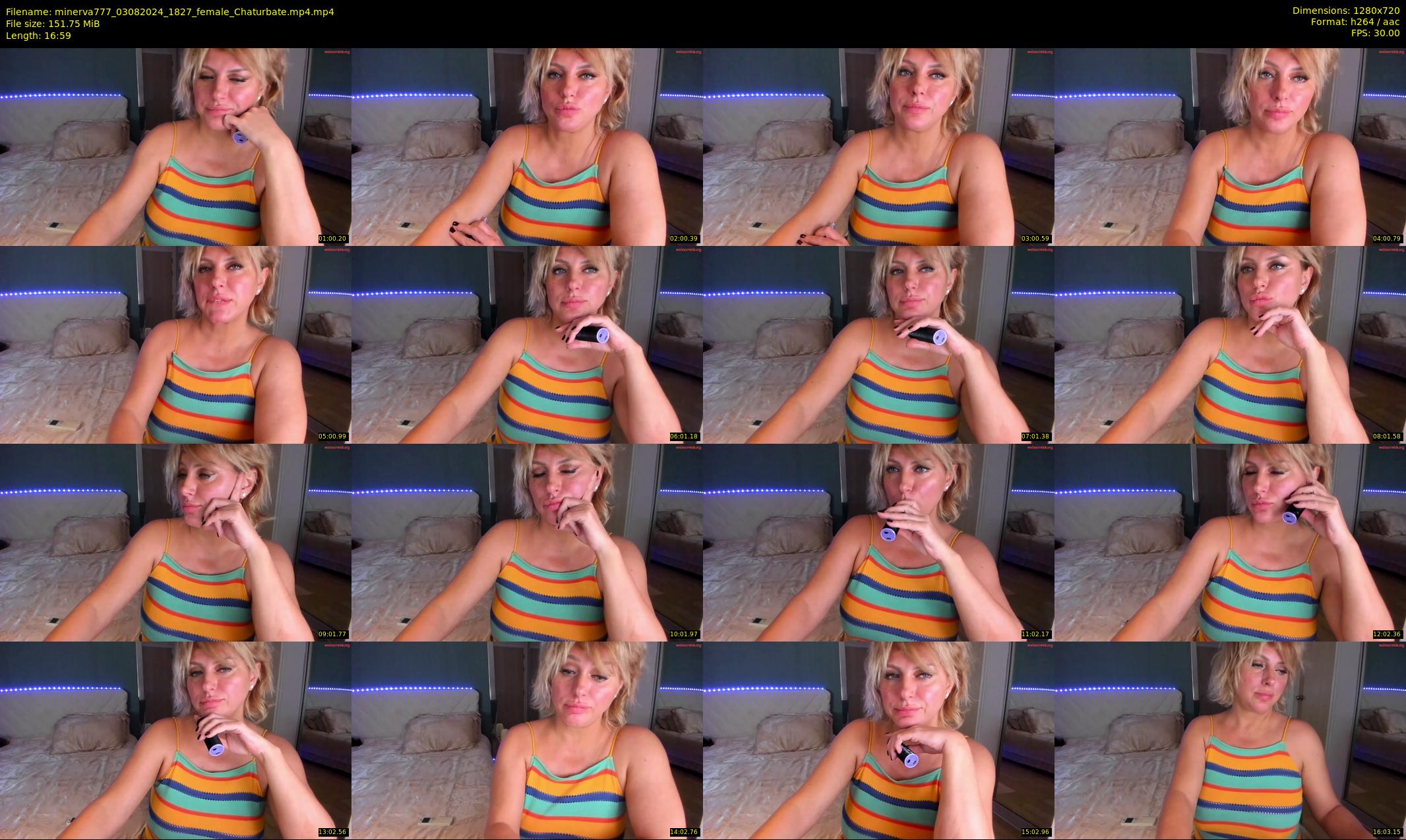 minerva777 — 17 minute Chaturbate female cam show recording, 720p, Aug 3, 2024