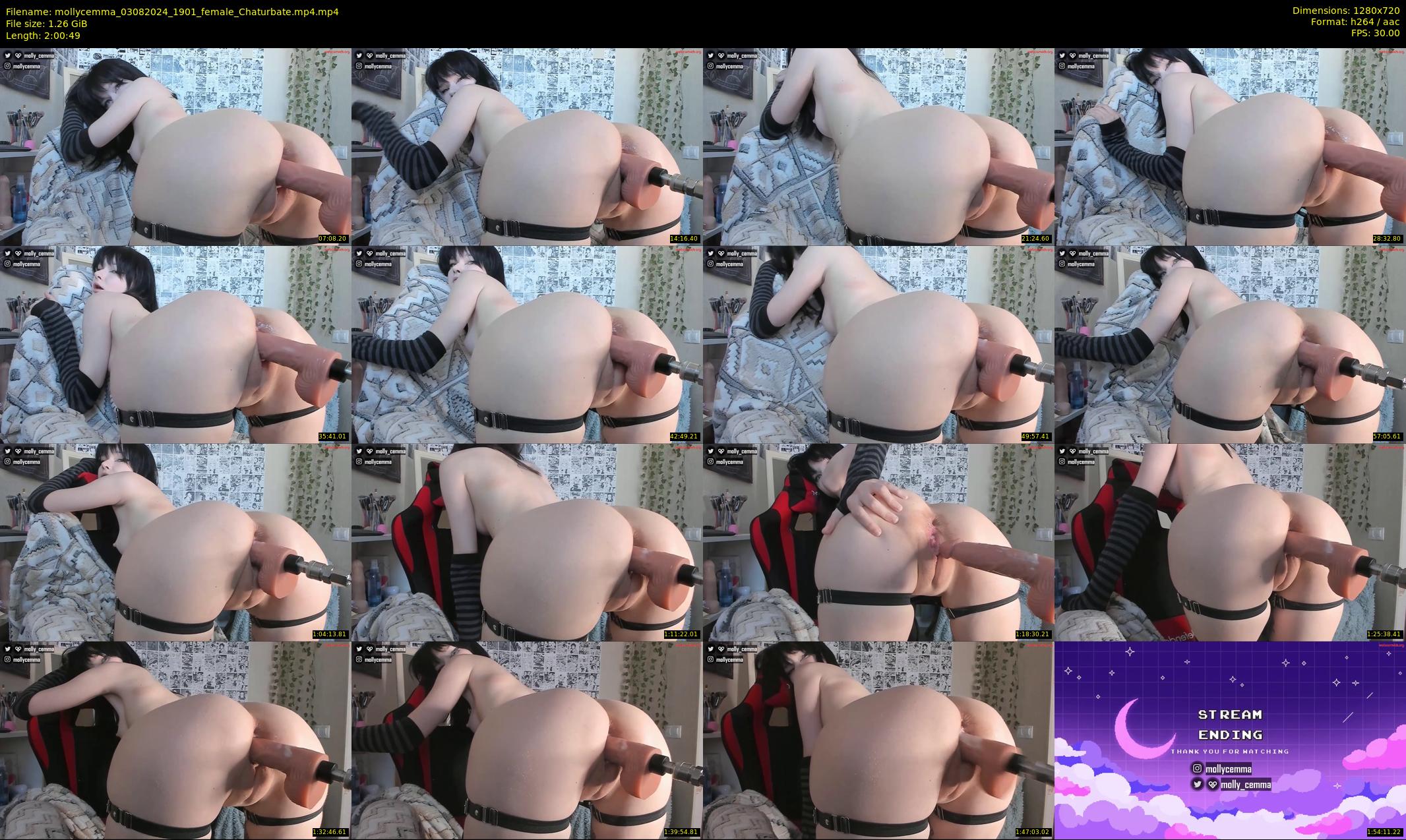 mollycemma — 121 minute Chaturbate female cam show recording, 720p, Aug 3, 2024