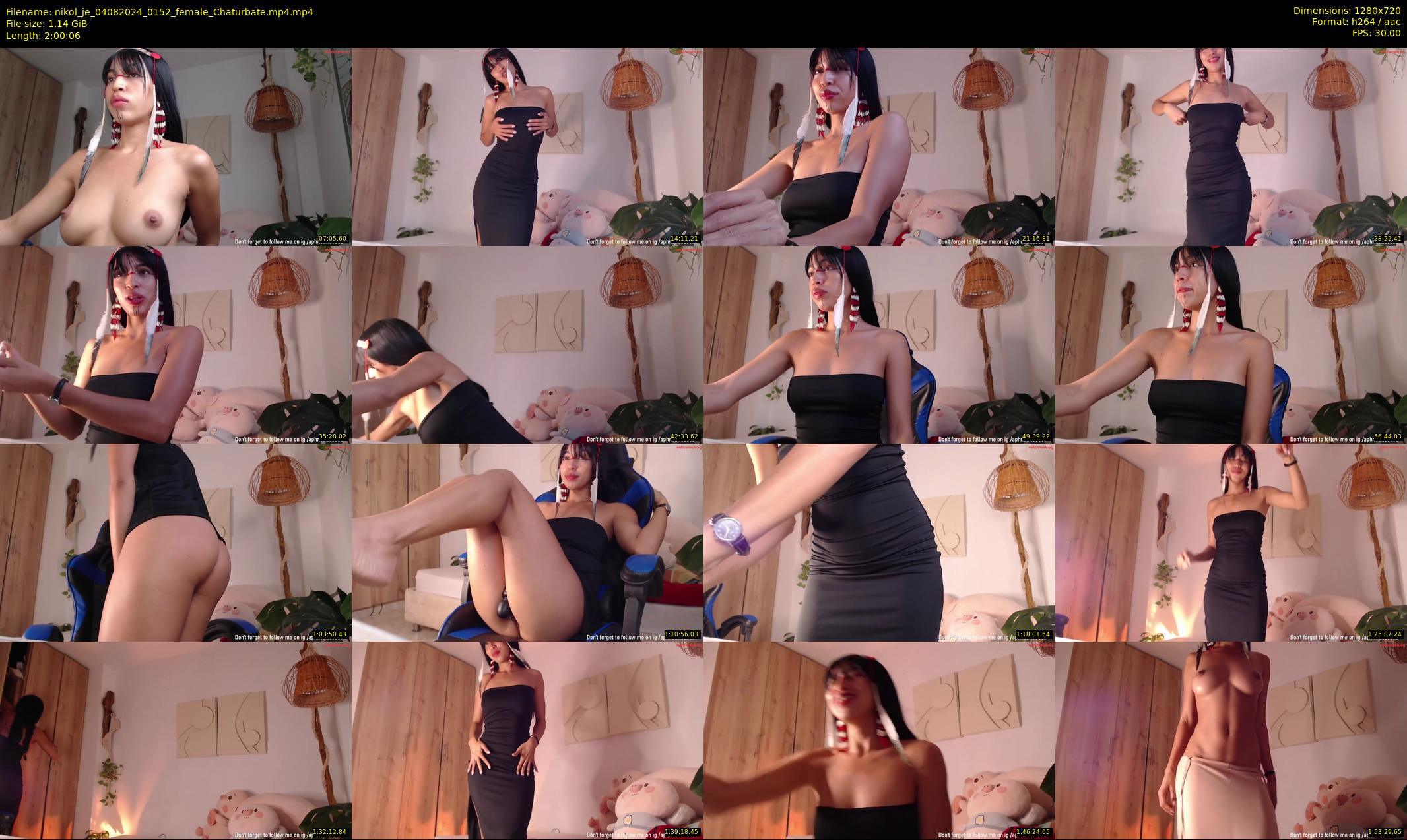 nikol_je — 121 minute Chaturbate female cam show recording, 720p, Aug 4, 2024