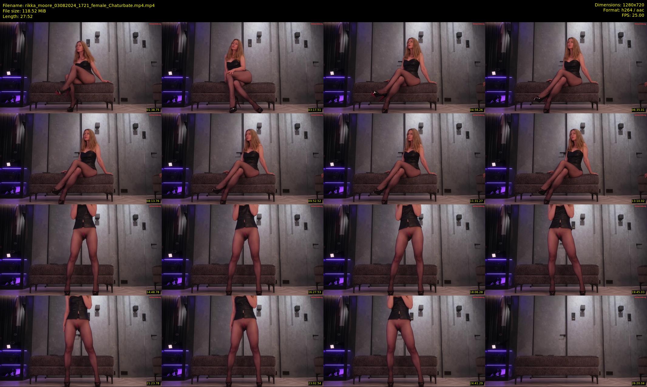 rikka_moore — 28 minute Chaturbate female cam show recording, 720p, Aug 3, 2024