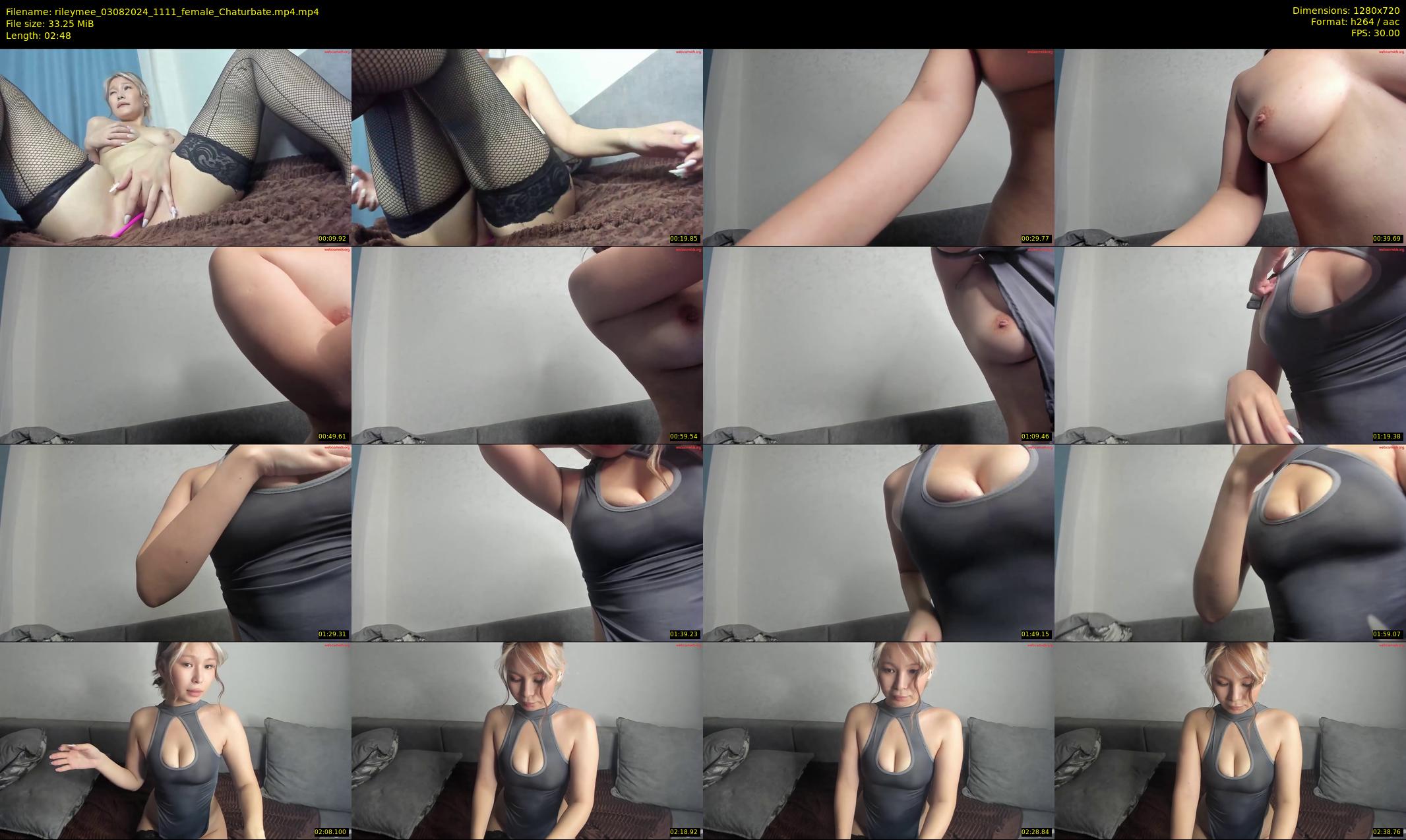 rileymee — 3 minute Chaturbate female cam show recording, 720p, Aug 3, 2024