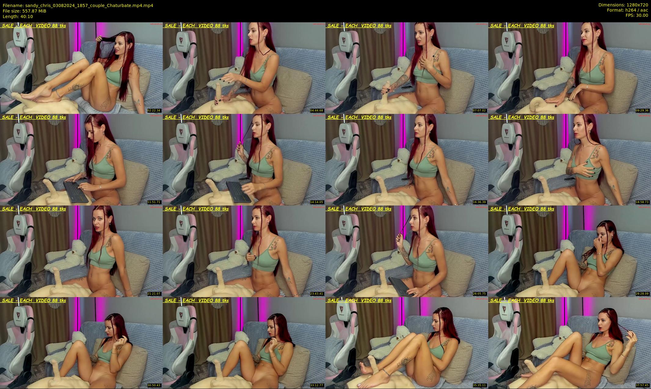 sandy_chris — 41 minute Chaturbate couple cam show recording, 720p, Aug 3, 2024