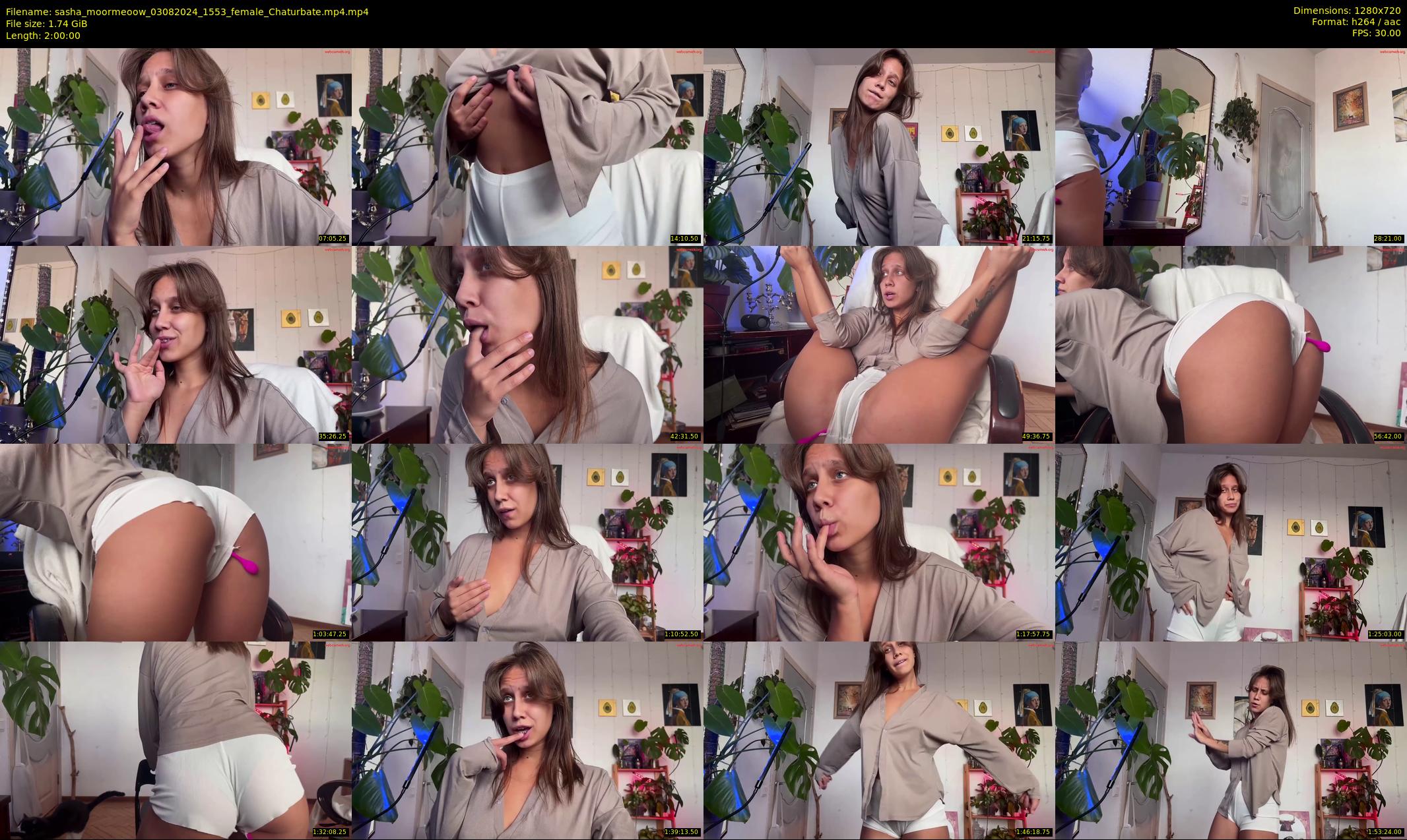 sasha_moormeoow — 120 minute Chaturbate female cam show recording, 720p, Aug 3, 2024