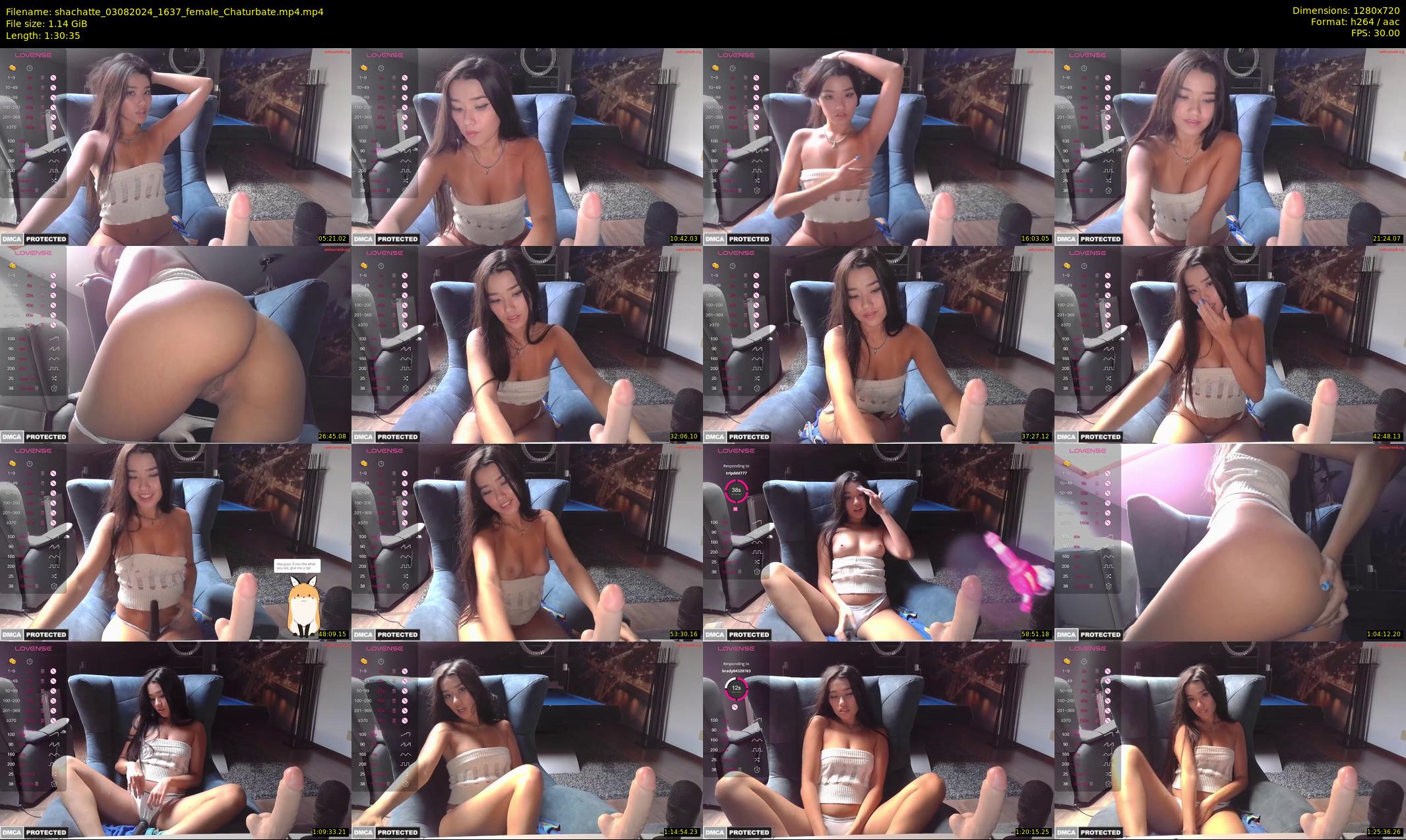 shachatte — 91 minute Chaturbate couple cam show recording, 720p, Aug 3, 2024