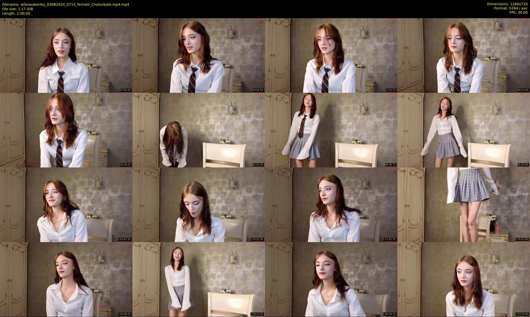 wiloneakerley — 120 minute Chaturbate female cam show recording, 720p, Aug 3, 2024