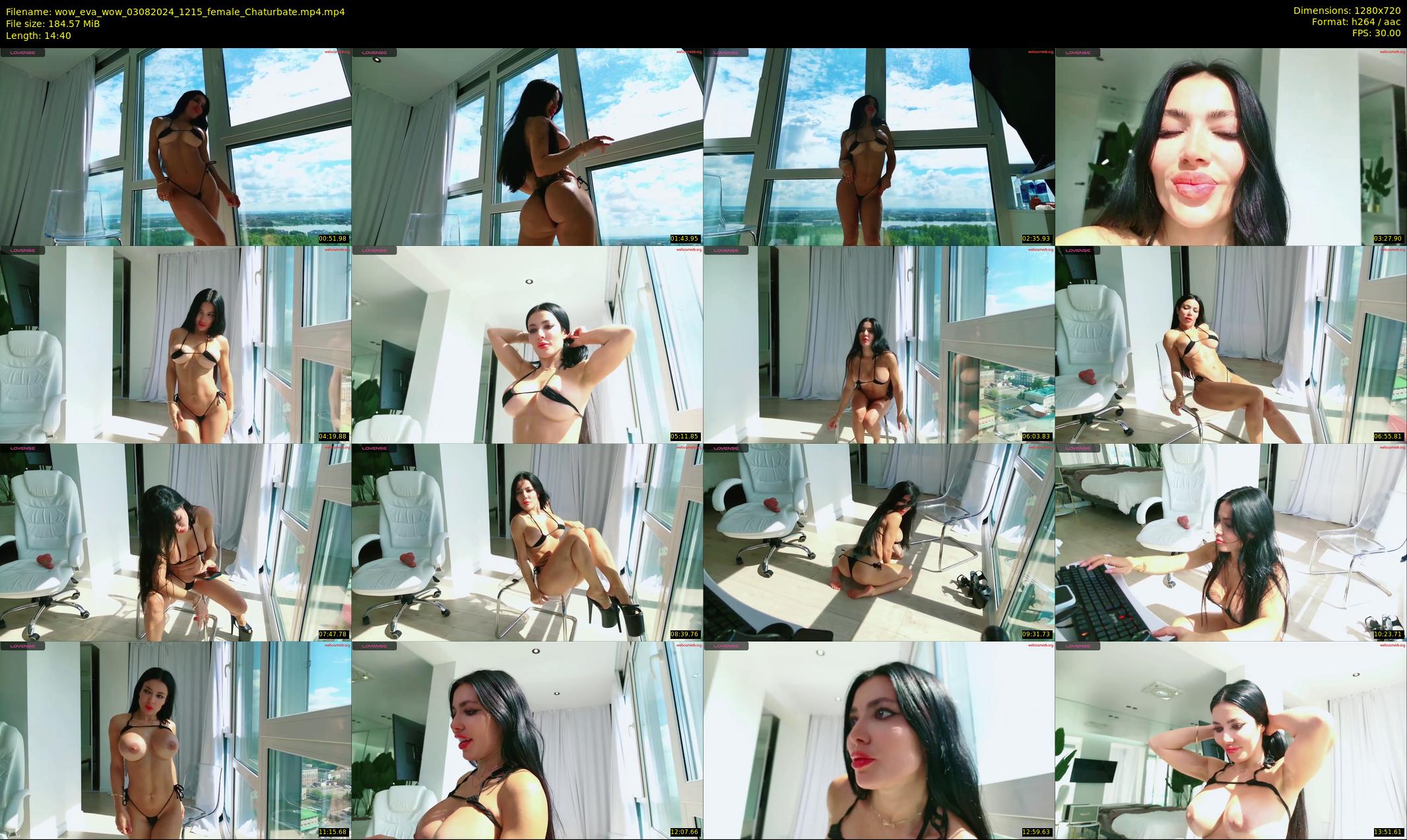 wow_eva_wow — 15 minute Chaturbate female cam show recording, 720p, Aug 3, 2024