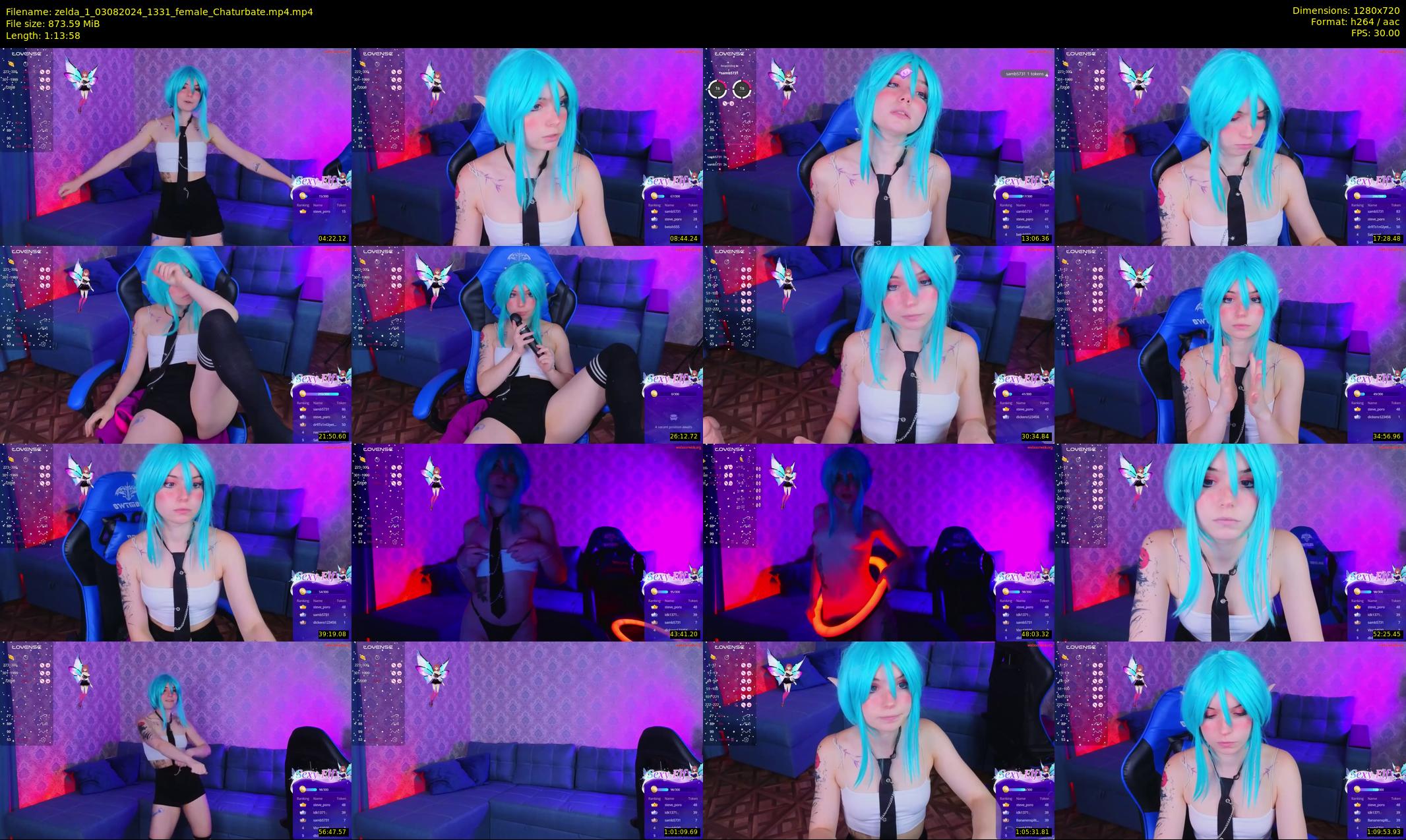 zelda_1 — 74 minute Chaturbate female cam show recording, 720p, Aug 3, 2024