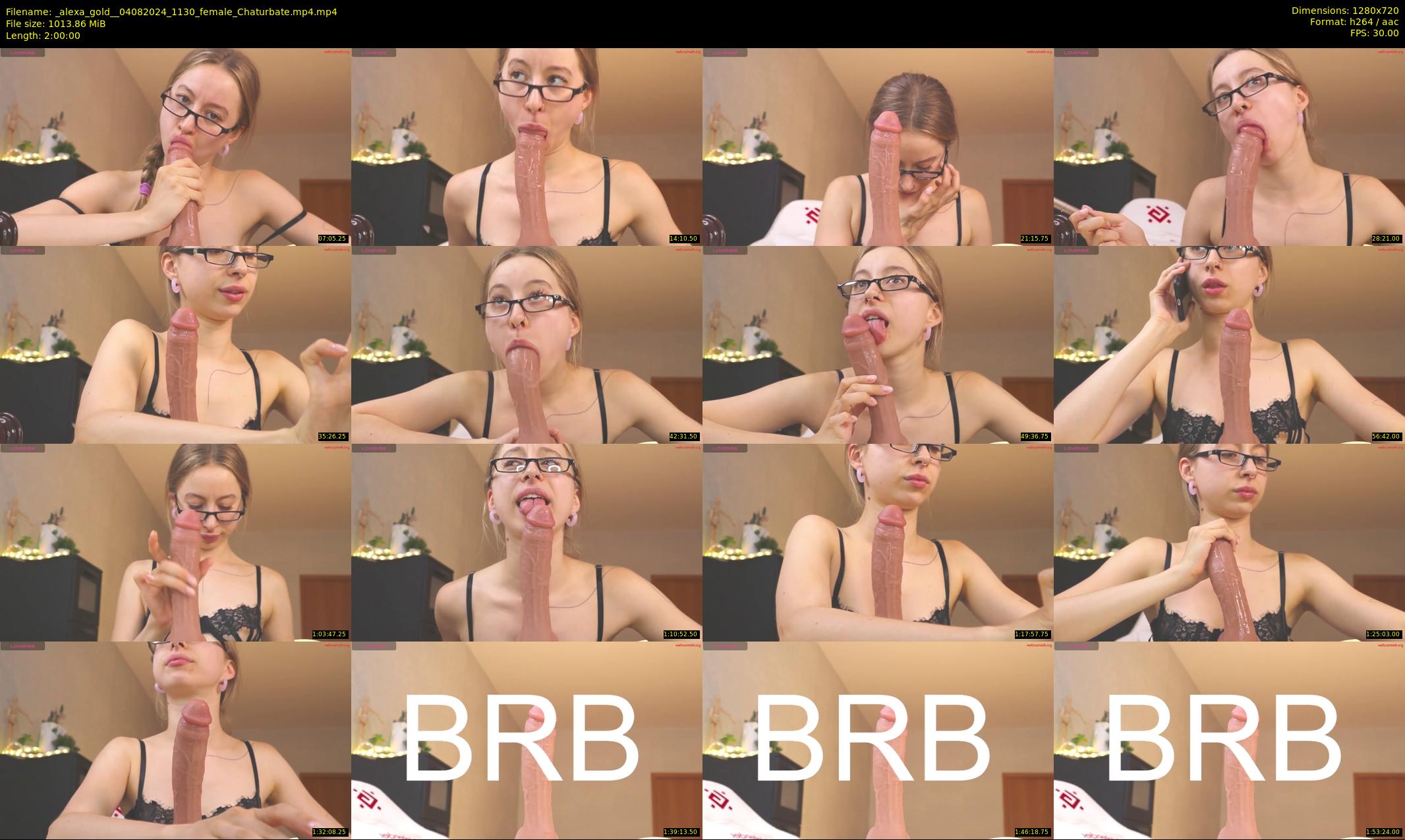 _alexa_gold_ — 120 minute Chaturbate female cam show recording, 720p, Aug 4, 2024
