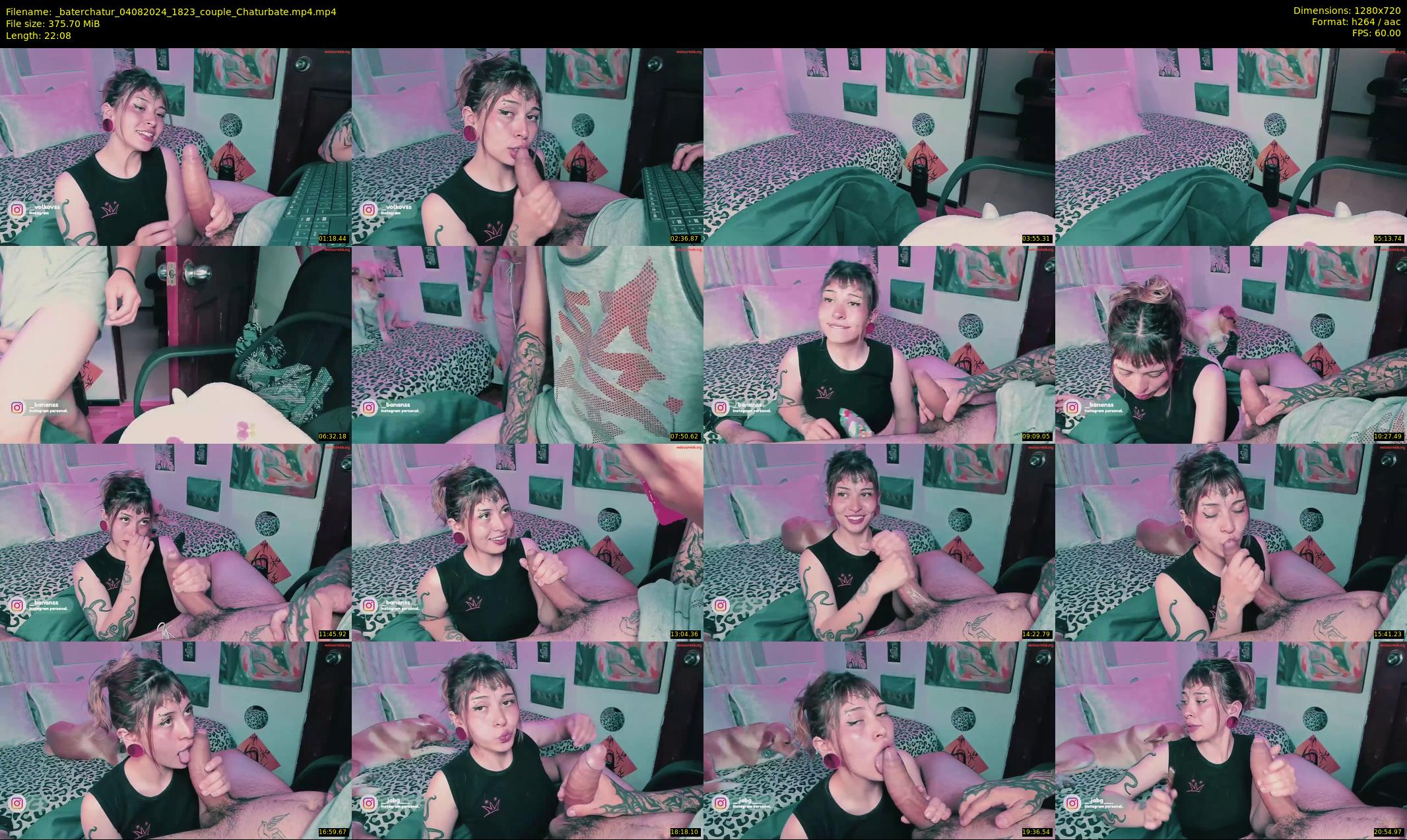 _baterchatur — 23 minute Chaturbate couple cam show recording, 720p, Aug 4, 2024