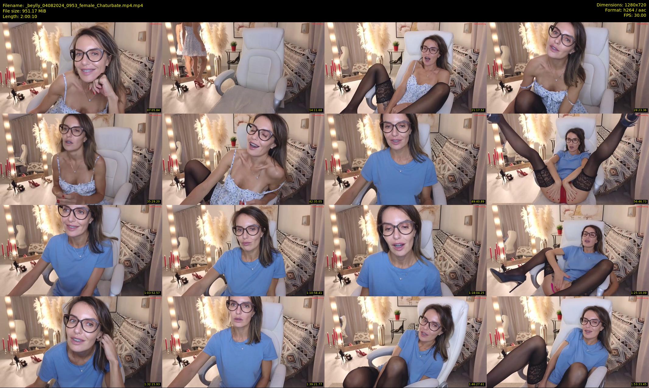 _beylly — 121 minute Chaturbate female cam show recording, 720p, Aug 4, 2024