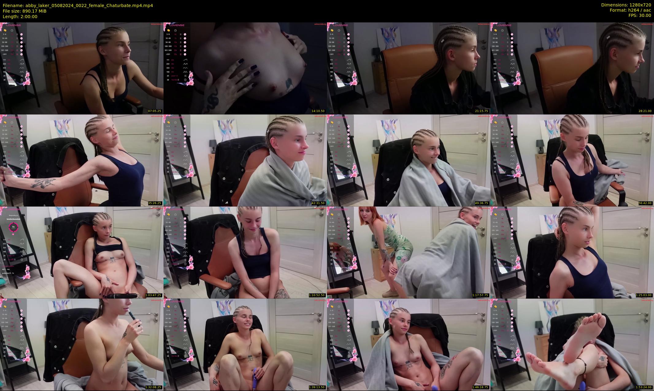 abby_laker — 120 minute Chaturbate female cam show recording, 720p, Aug 5, 2024