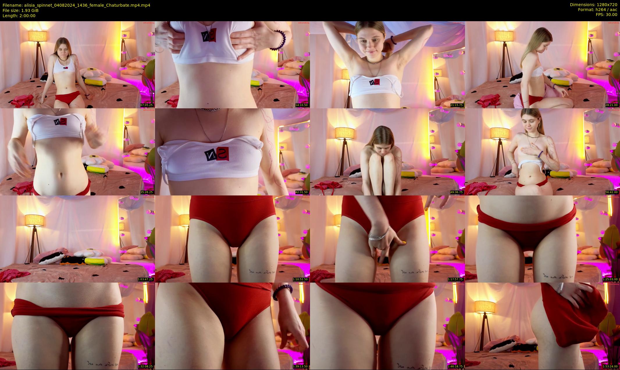 alisia_spinnet — 120 minute Chaturbate female cam show recording, 720p, Aug 4, 2024