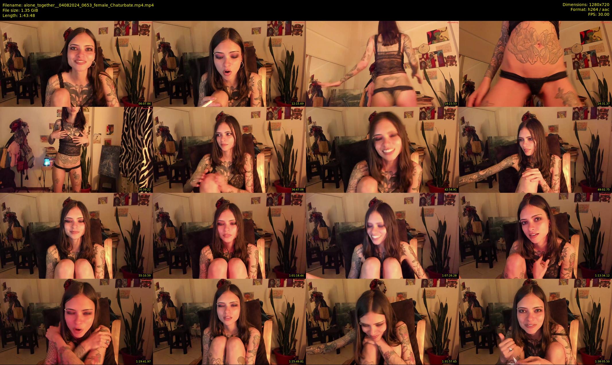 alone_together_ — 104 minute Chaturbate female cam show recording, 720p, Aug 4, 2024