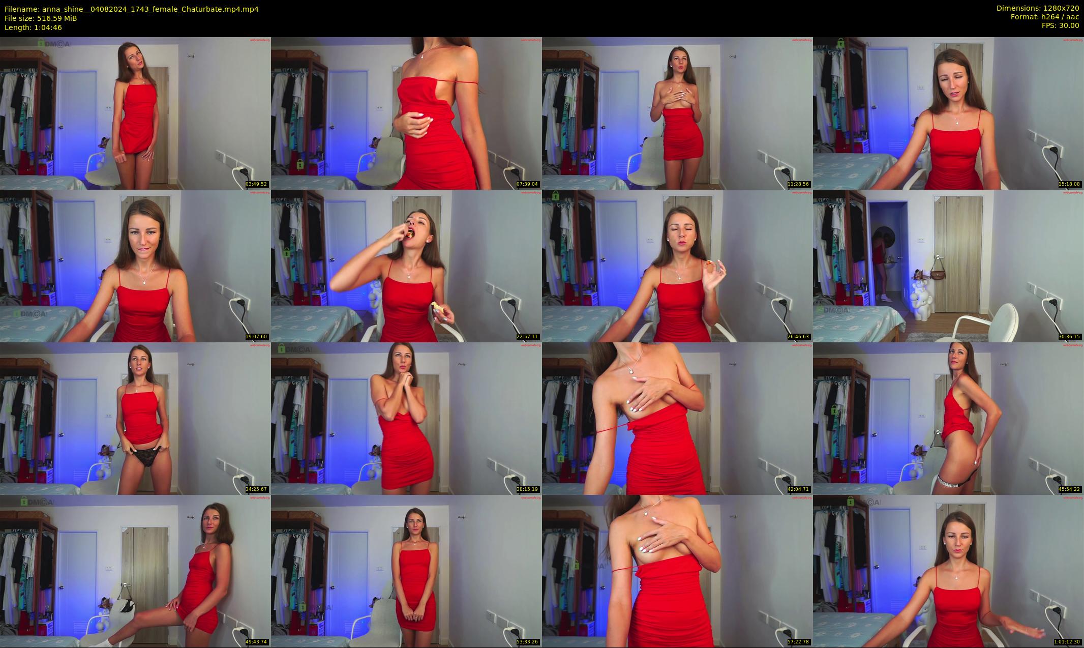anna_shine_ — 65 minute Chaturbate female cam show recording, 720p, Aug 4, 2024
