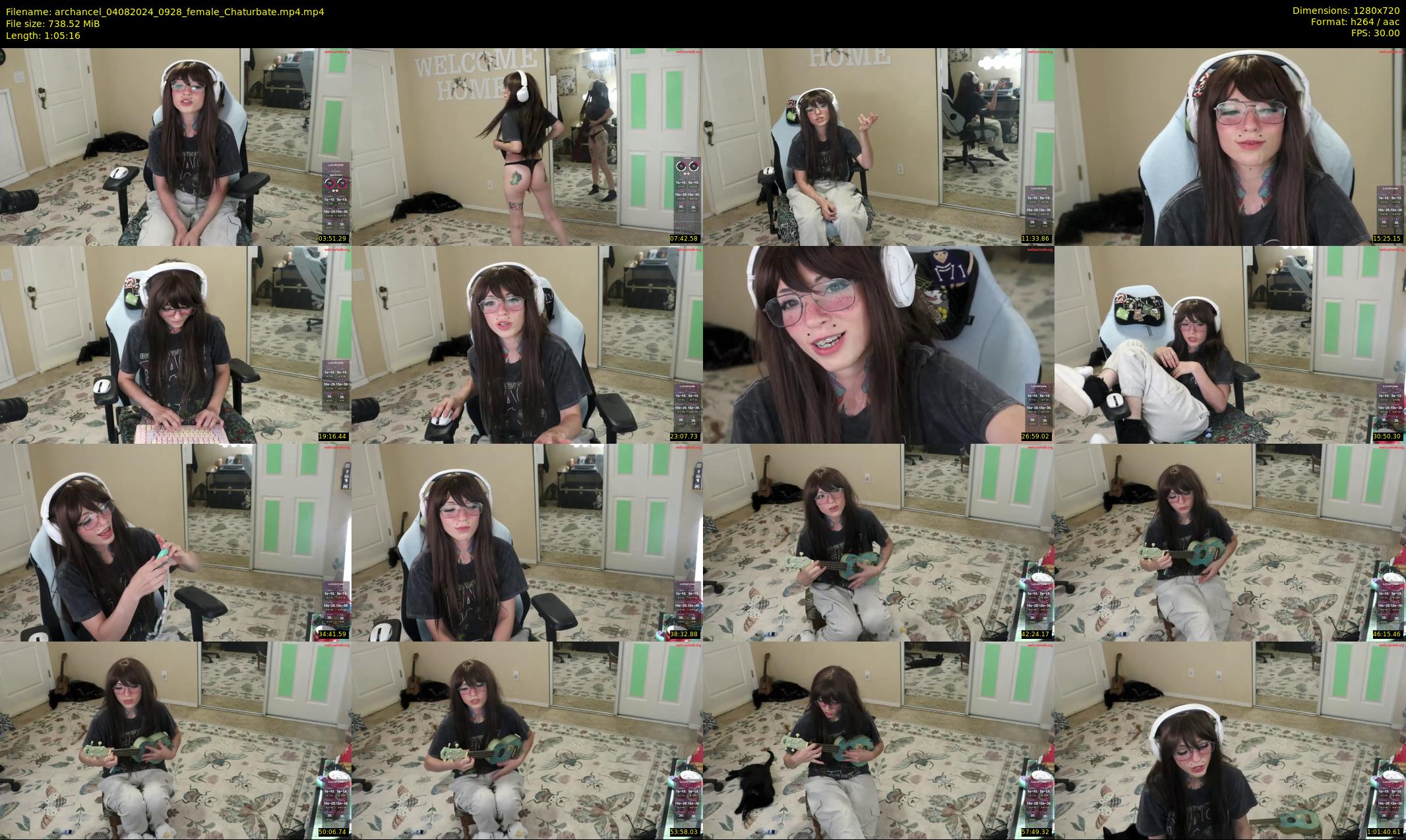 archancel — 66 minute Chaturbate female cam show recording, 720p, Aug 4, 2024