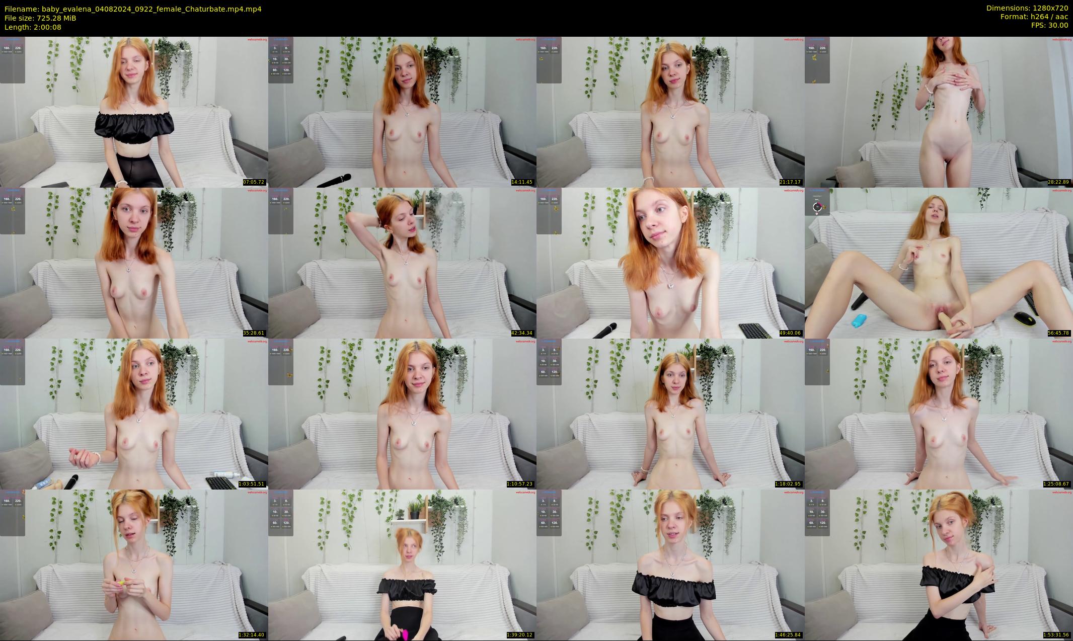 baby_evalena — 121 minute Chaturbate female cam show recording, 720p, Aug 4, 2024