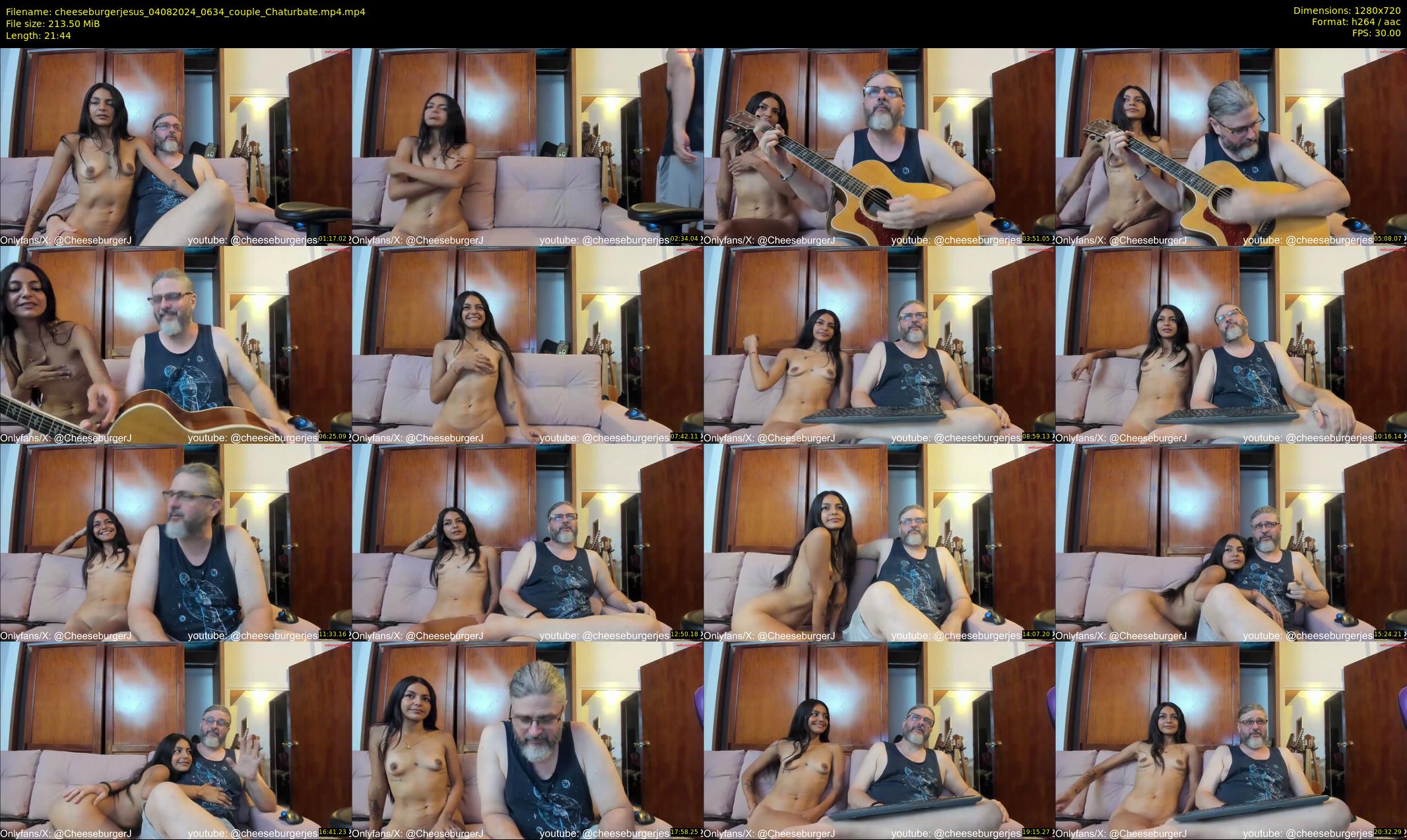 cheeseburgerjesus — 22 minute Chaturbate couple cam show recording, 720p, Aug 4, 2024