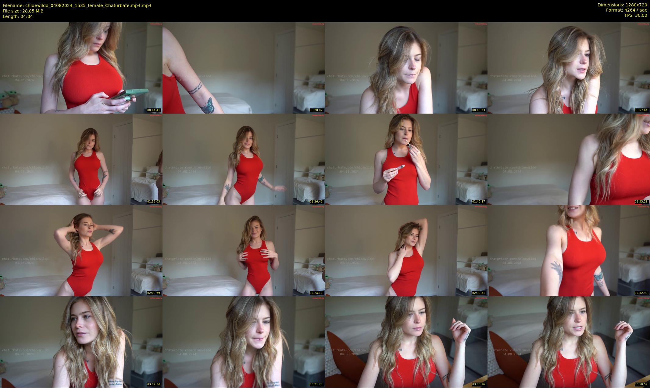 chloewildd — 5 minute Chaturbate female cam show recording, 720p, Aug 4, 2024