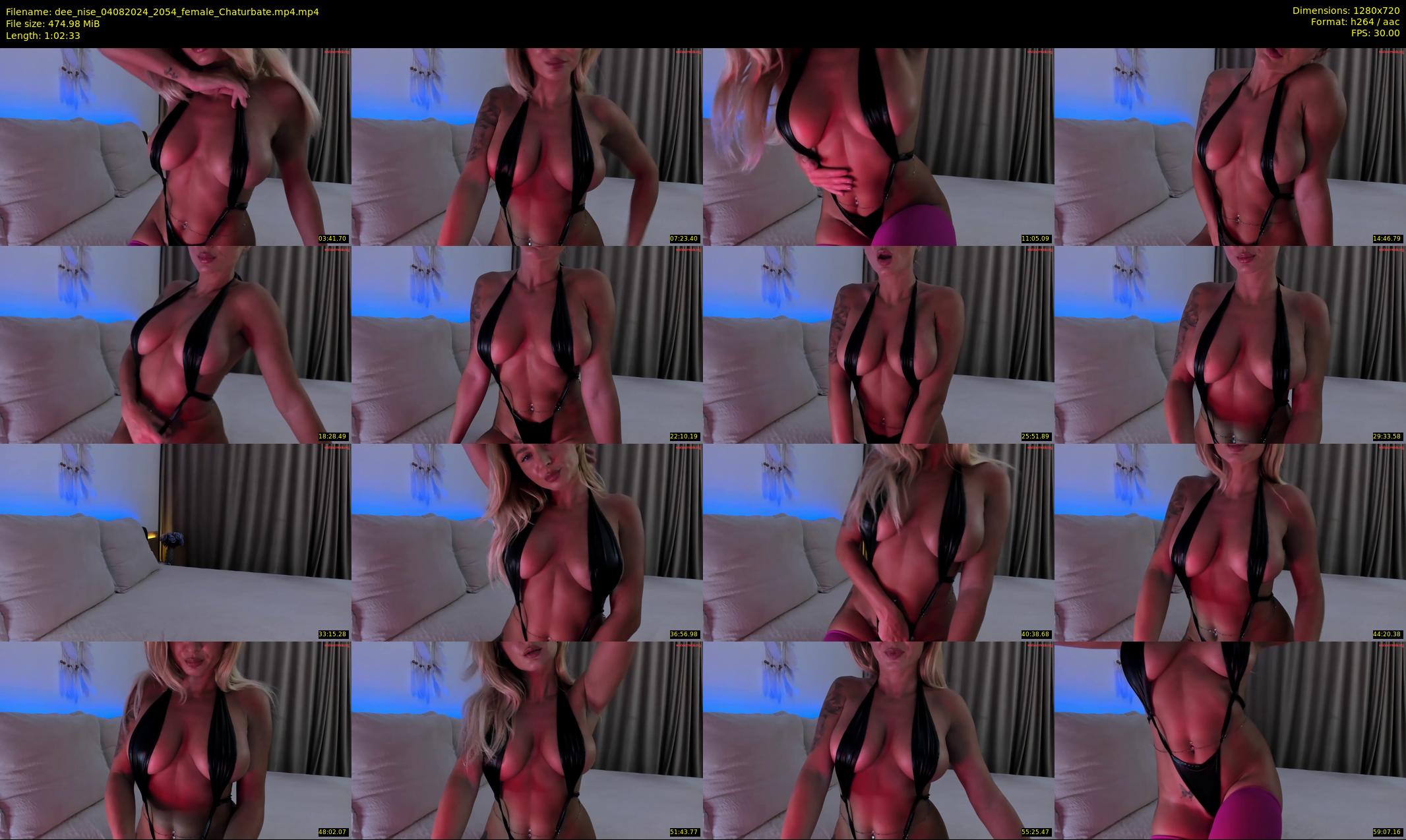 dee_nise — 63 minute Chaturbate female cam show recording, 720p, Aug 4, 2024