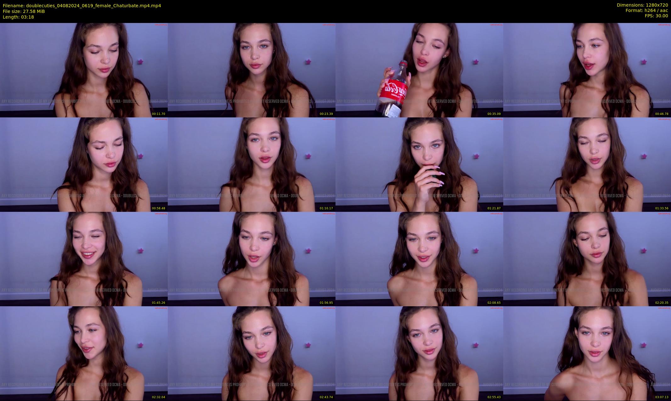 doublecuties — 4 minute Chaturbate couple cam show recording, 720p, Aug 4, 2024