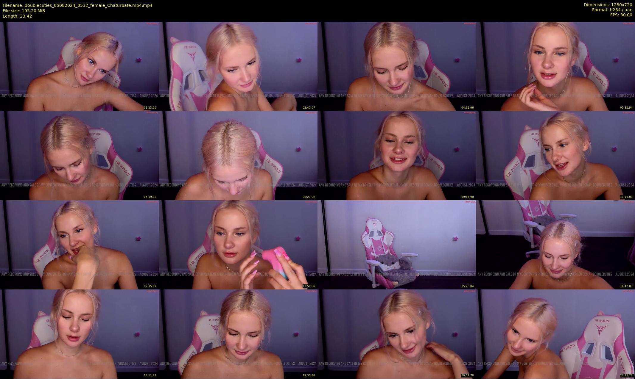 doublecuties — 24 minute Chaturbate couple cam show recording, 720p, Aug 5, 2024
