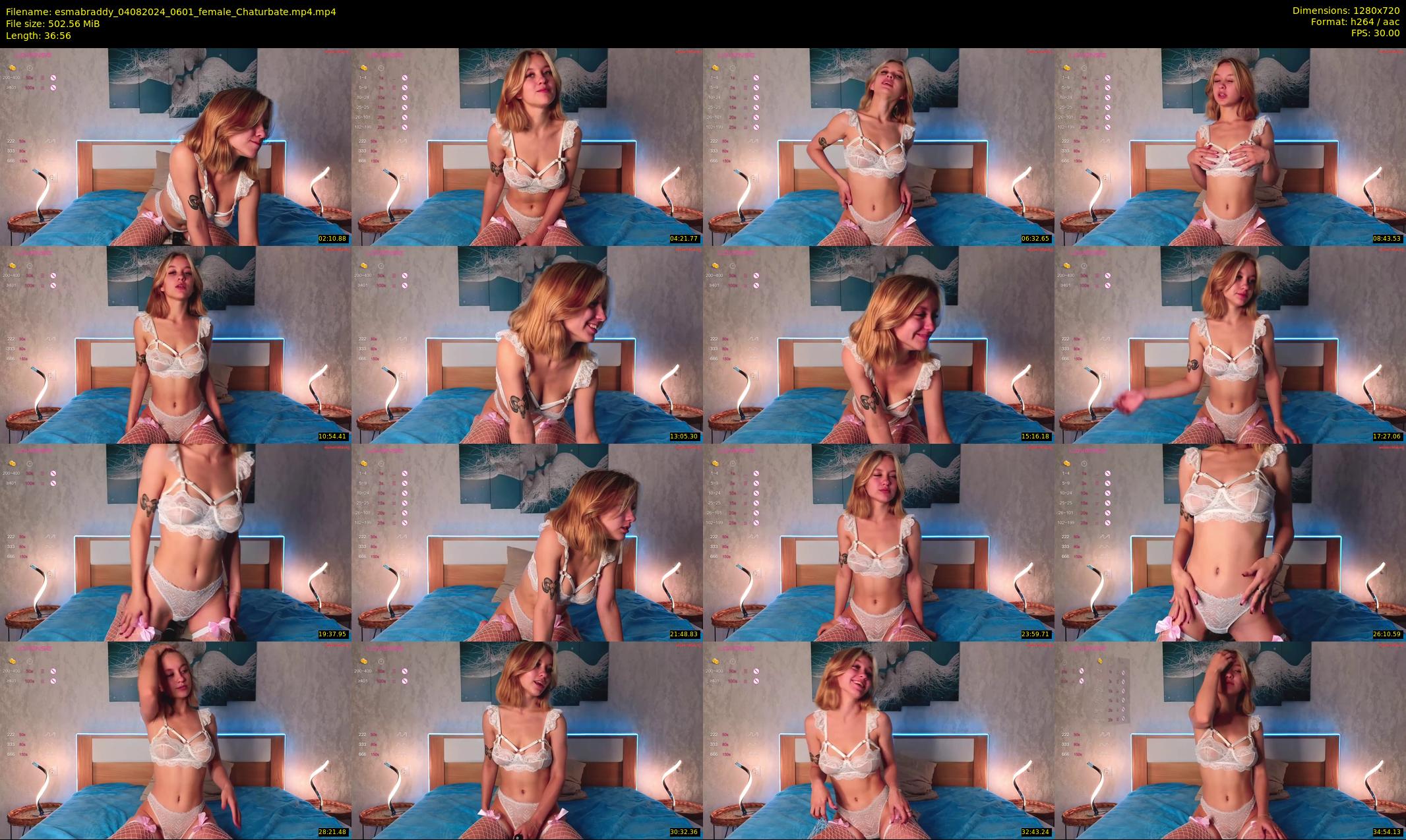 esmabraddy — 37 minute Chaturbate female cam show recording, 720p, Aug 4, 2024