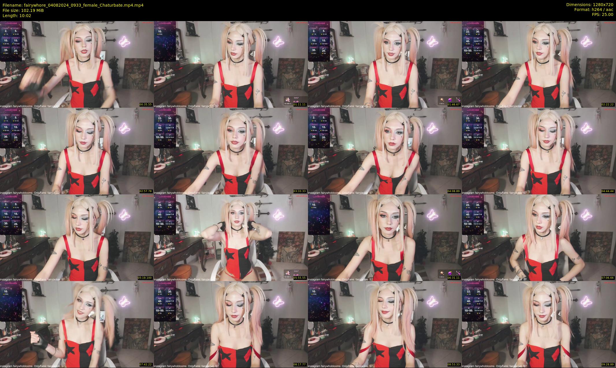 fairywhore — 11 minute Chaturbate female cam show recording, 720p, Aug 4, 2024