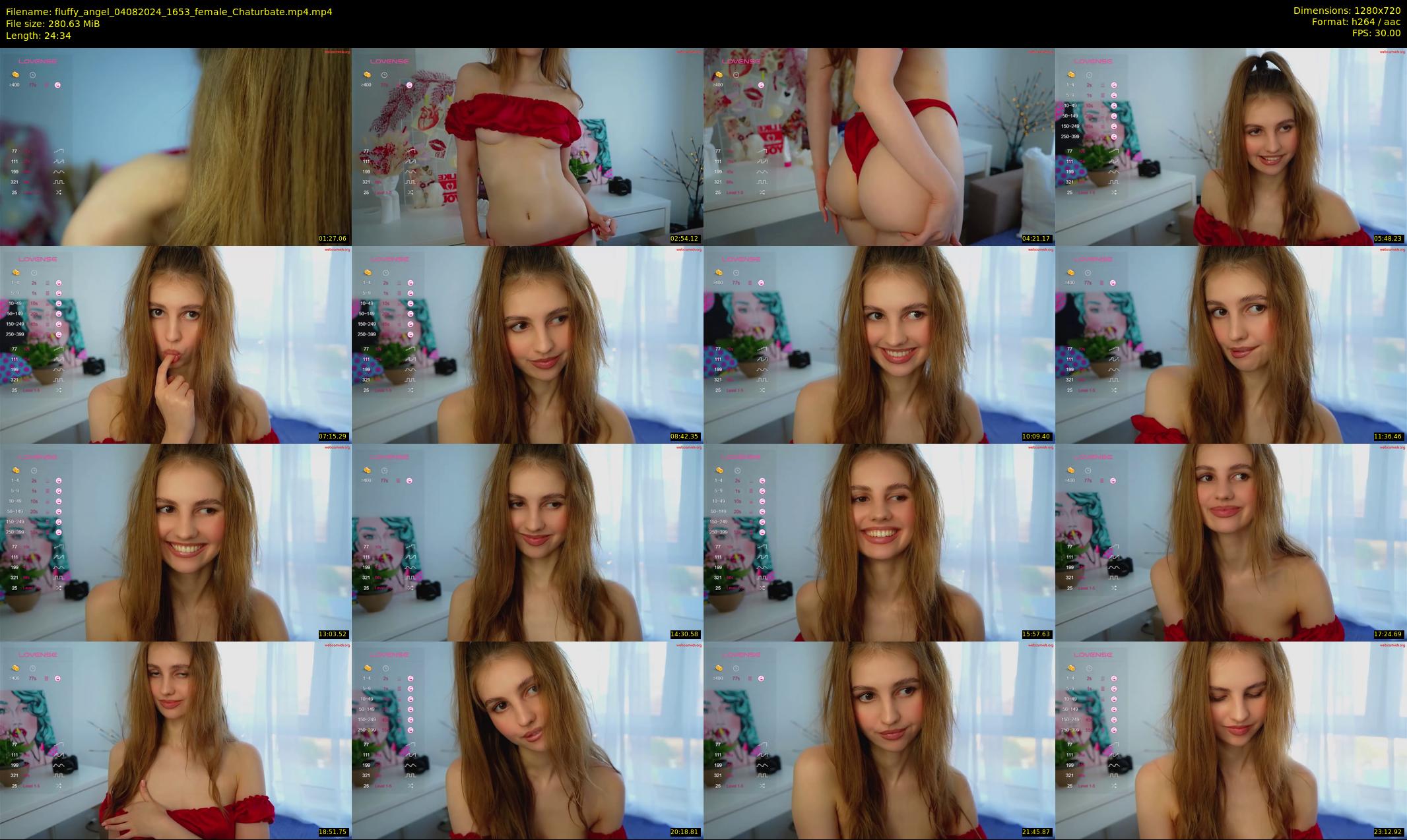 fluffy_angel — 25 minute Chaturbate female cam show recording, 720p, Aug 4, 2024