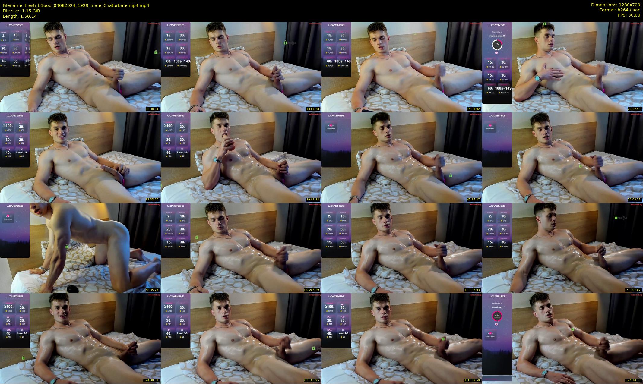 fresh_b1ood — 111 minute Chaturbate male cam show recording, 720p, Aug 4, 2024