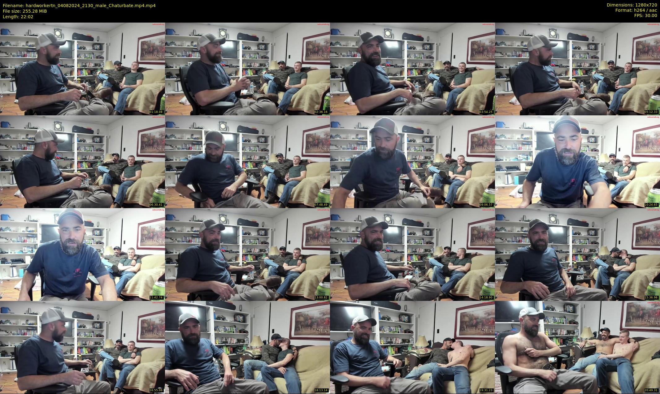 hardworkertn — 23 minute Chaturbate male cam show recording, 720p, Aug 4, 2024