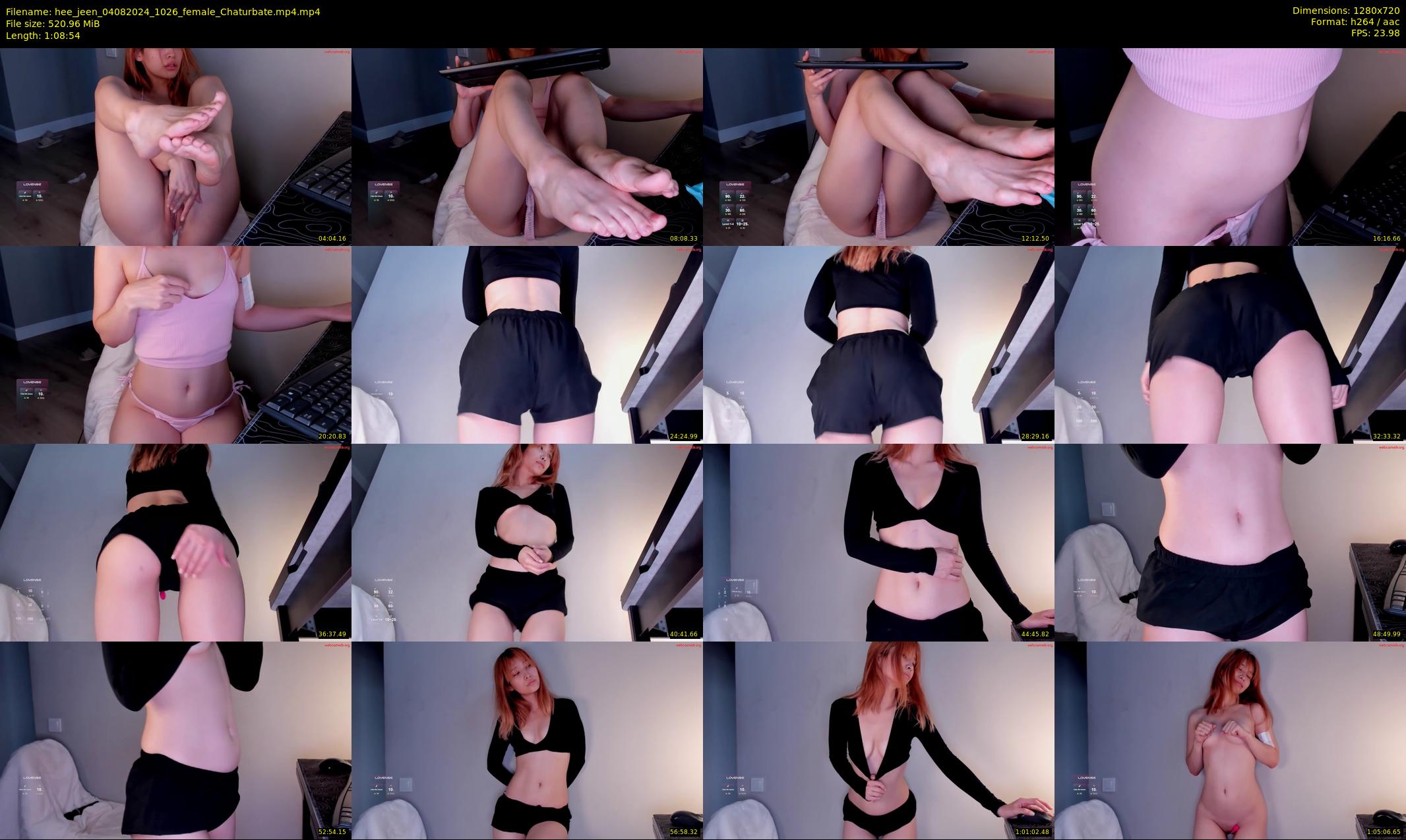 hee_jeen — 69 minute Chaturbate female cam show recording, 720p, Aug 4, 2024
