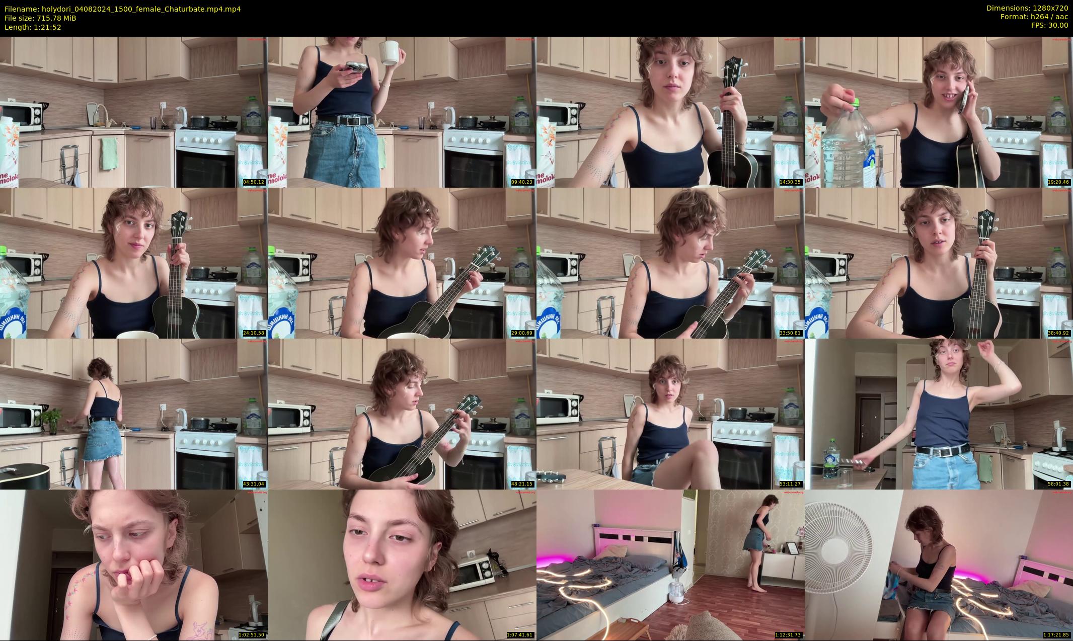 holydori — 82 minute Chaturbate female cam show recording, 720p, Aug 4, 2024