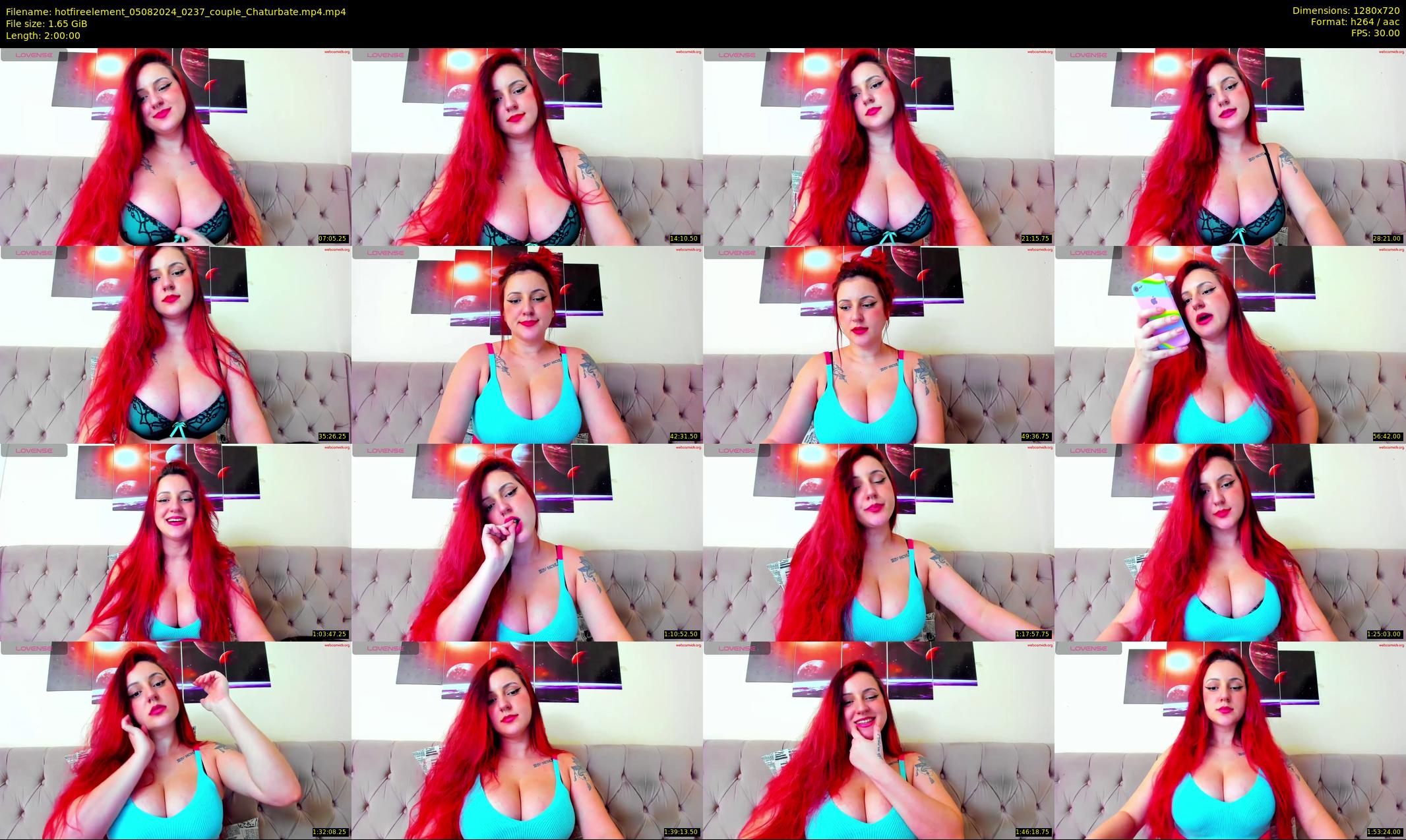 hotfireelement — 120 minute Chaturbate couple cam show recording, 720p, Aug 5, 2024
