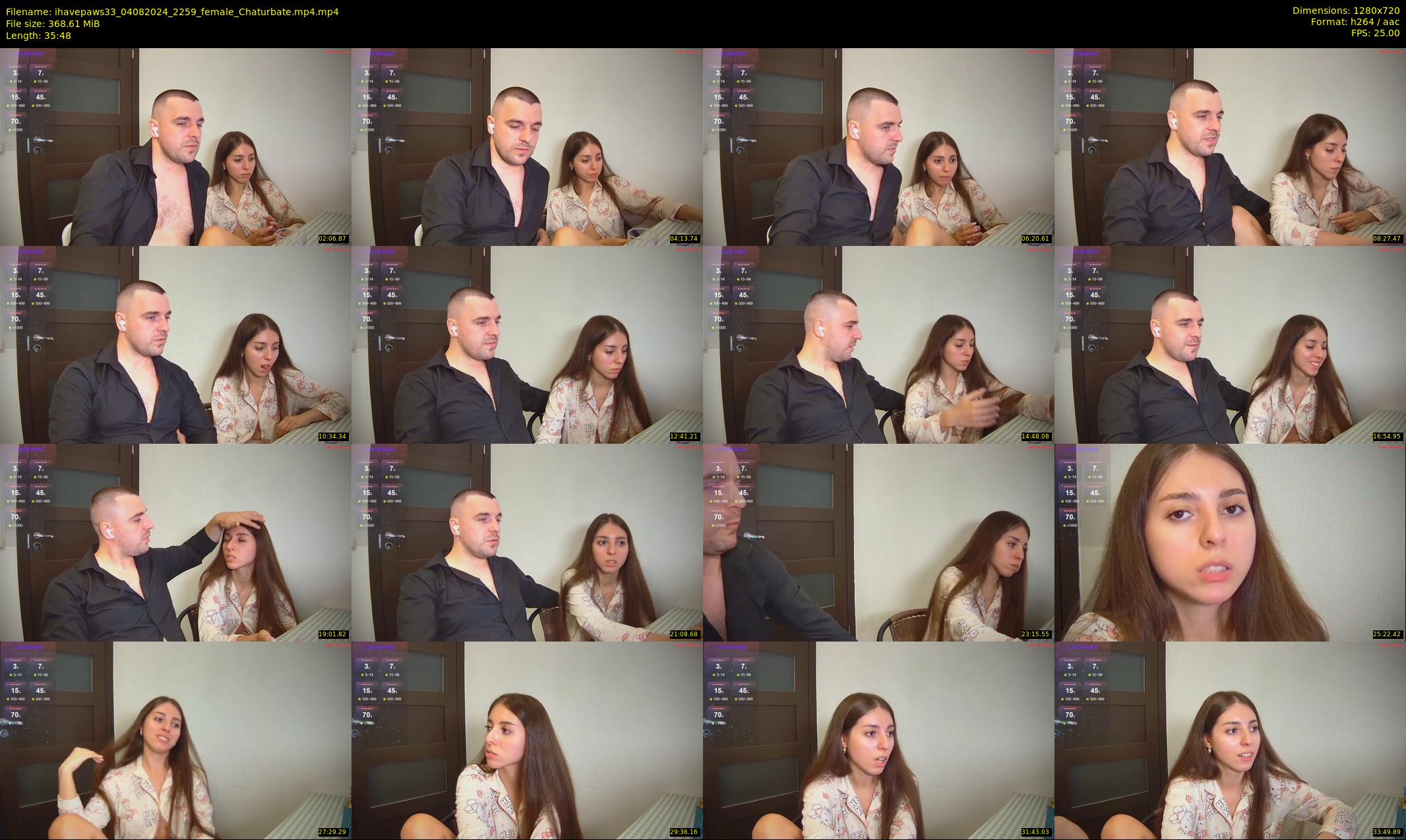 ihavepaws33 — 36 minute Chaturbate couple cam show recording, 720p, Aug 4, 2024