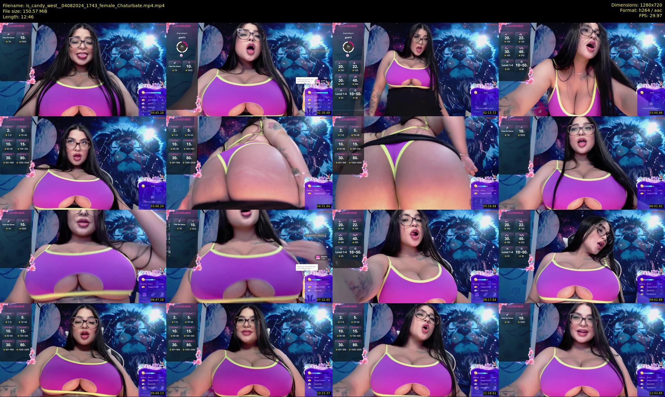 is_candy_west_ — 13 minute Chaturbate female cam show recording, 720p, Aug 4, 2024