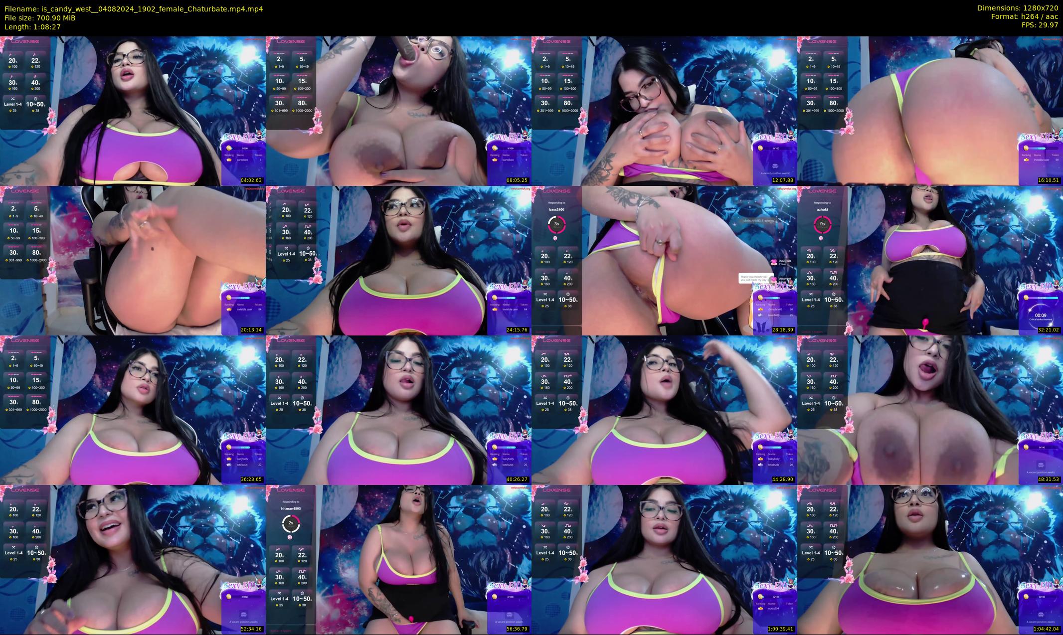 is_candy_west_ — 69 minute Chaturbate female cam show recording, 720p, Aug 4, 2024