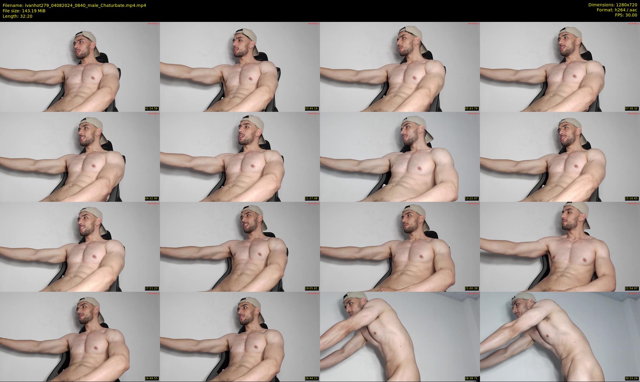 ivanhot279 — 33 minute Chaturbate male cam show recording, 720p, Aug 4, 2024